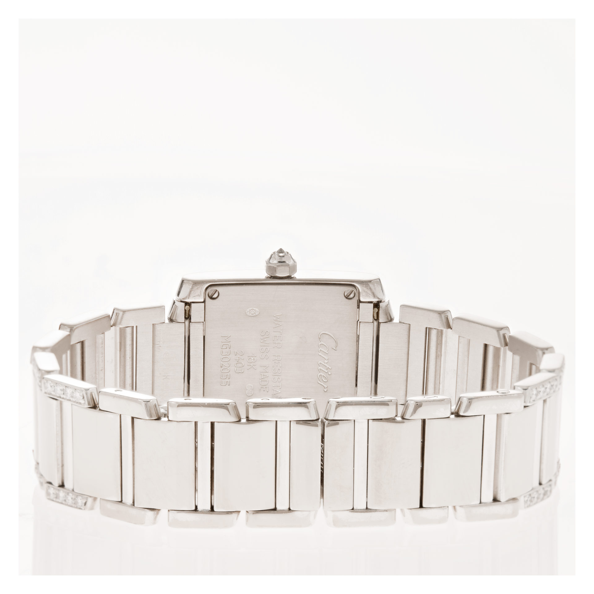 Cartier 2403 Tank Francaise Quartz Female 18k White Gold Watches Cartier 2403 Tank Francaise Quartz Female 18k White Gold Watches