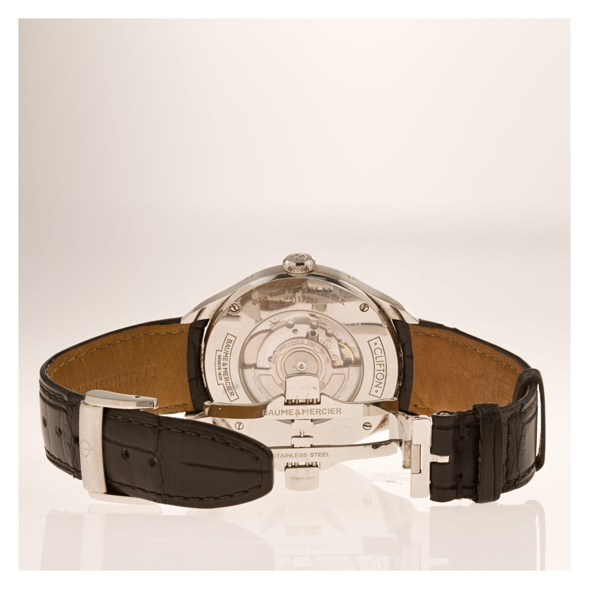 Baume & Mercier 10055 Clifton Automatic Male Stainless Steel Watches Baume & Mercier 10055 Clifton Automatic Male Stainless Steel Watches
