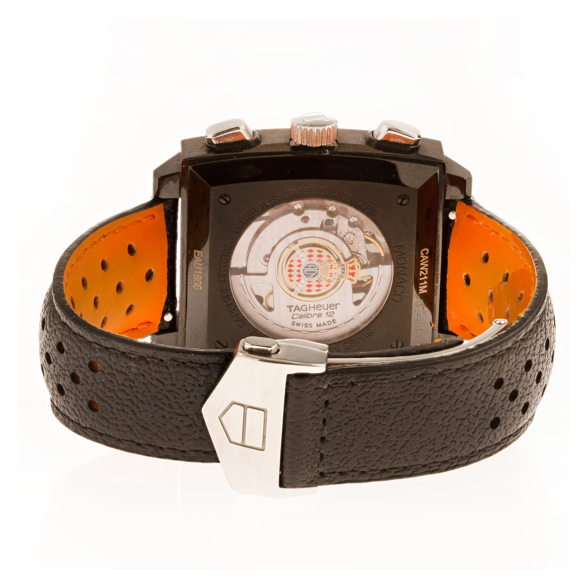 Tag Heuer CAW211M Monaco Calibre 12 Automatic Male Stainless & Carbon fiber Watches Tag Heuer CAW211M Monaco Calibre 12 Automatic Male Stainless & Carbon fiber Watches