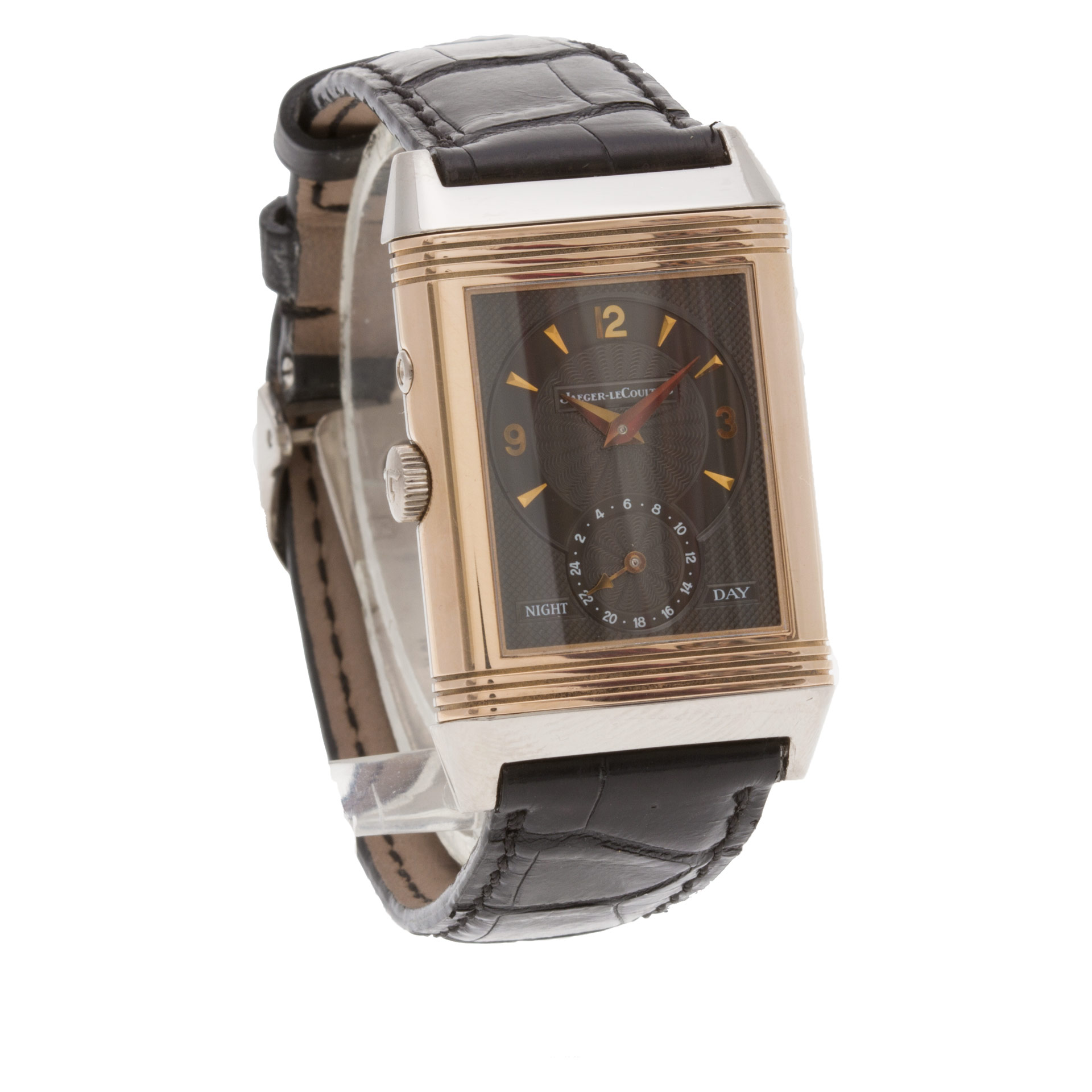 Jaeger LeCoultre 270.0.54R Reverso Manual Male 18k White and Pink Gold Watches Jaeger LeCoultre 270.0.54R Reverso Manual Male 18k White and Pink Gold Watches