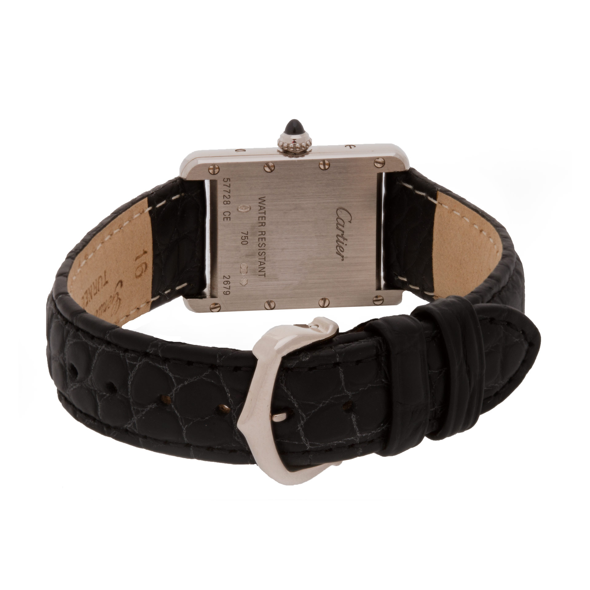 Cartier 2679 Tank Quartz Female 18k White Gold Watches Cartier 2679 Tank Quartz Female 18k White Gold Watches