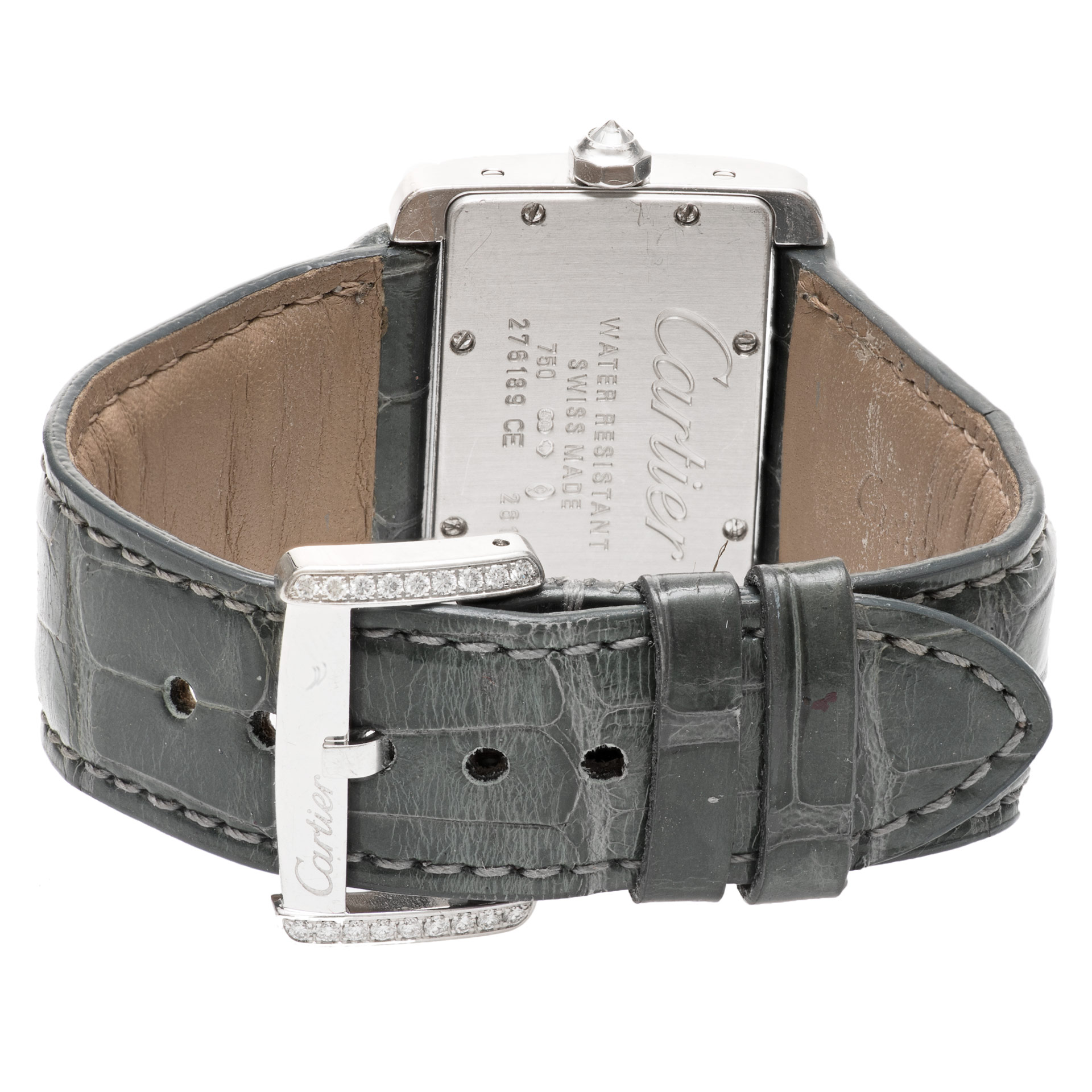 Cartier 2813 Divan Quartz Female 18k White Gold Watches Cartier 2813 Divan Quartz Female 18k White Gold Watches