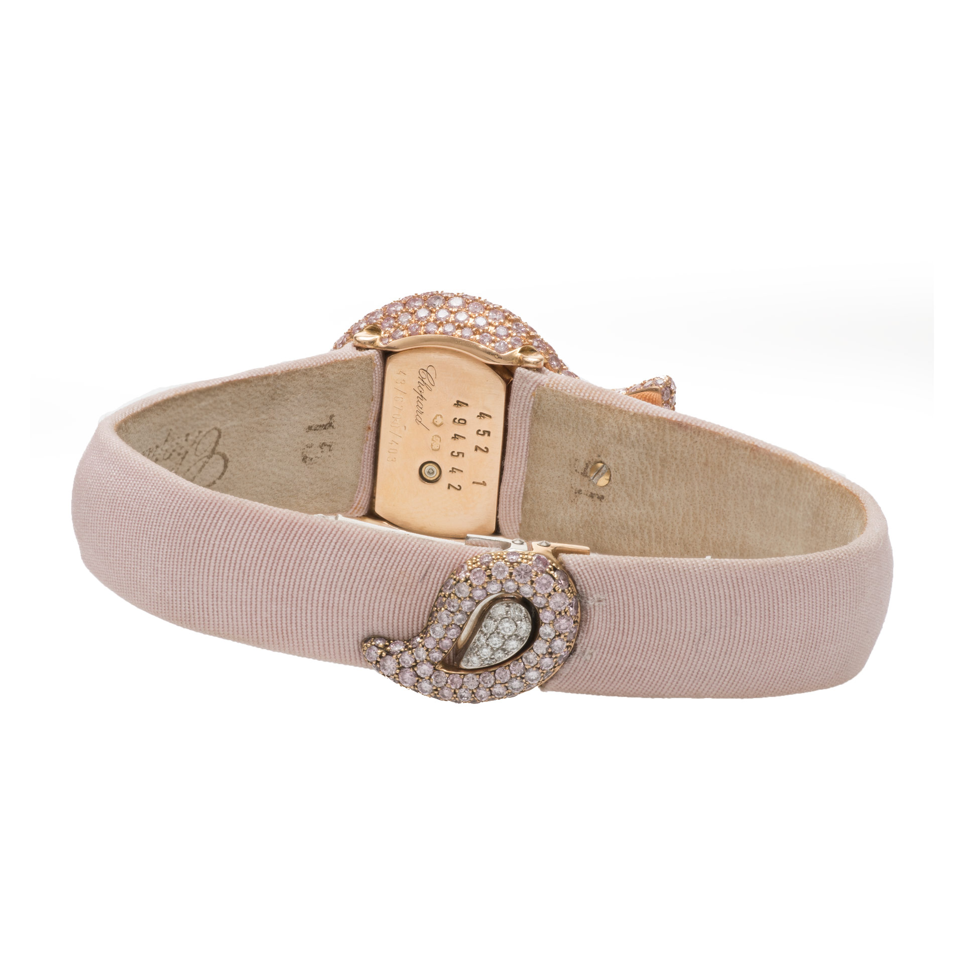 Chopard 452/1 casmir Quartz Female 18k White and Pink Gold Watches Chopard 452/1 casmir Quartz Female 18k White and Pink Gold Watches