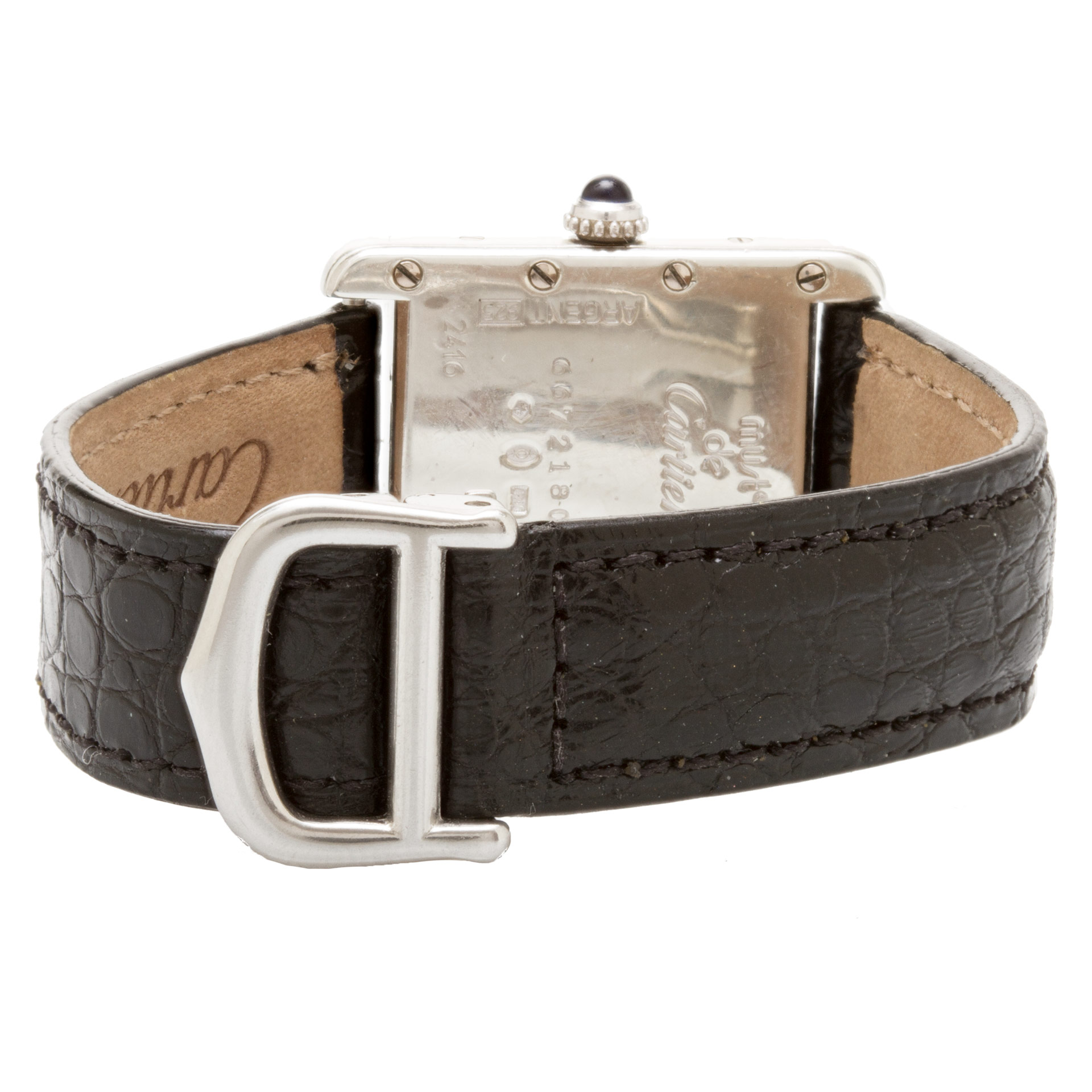 Cartier 2416 Vermeil Quartz Female Silver Watches Cartier 2416 Vermeil Quartz Female Silver Watches