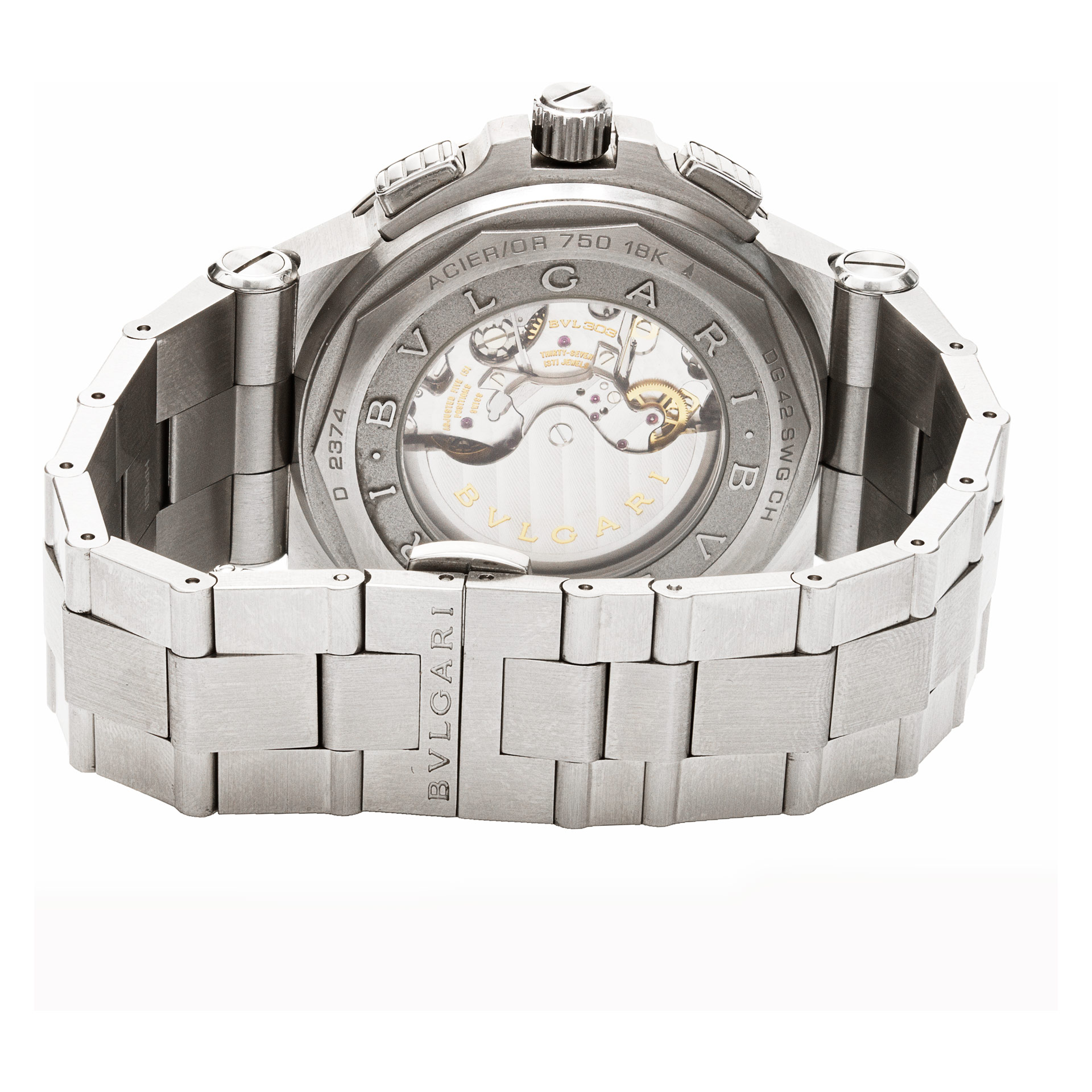 Bvlgari dg 42 swg ch Diagono Calibro 303 Automatic Male Stainless Steel Watches Bvlgari dg 42 swg ch Diagono Calibro 303 Automatic Male Stainless Steel Watches