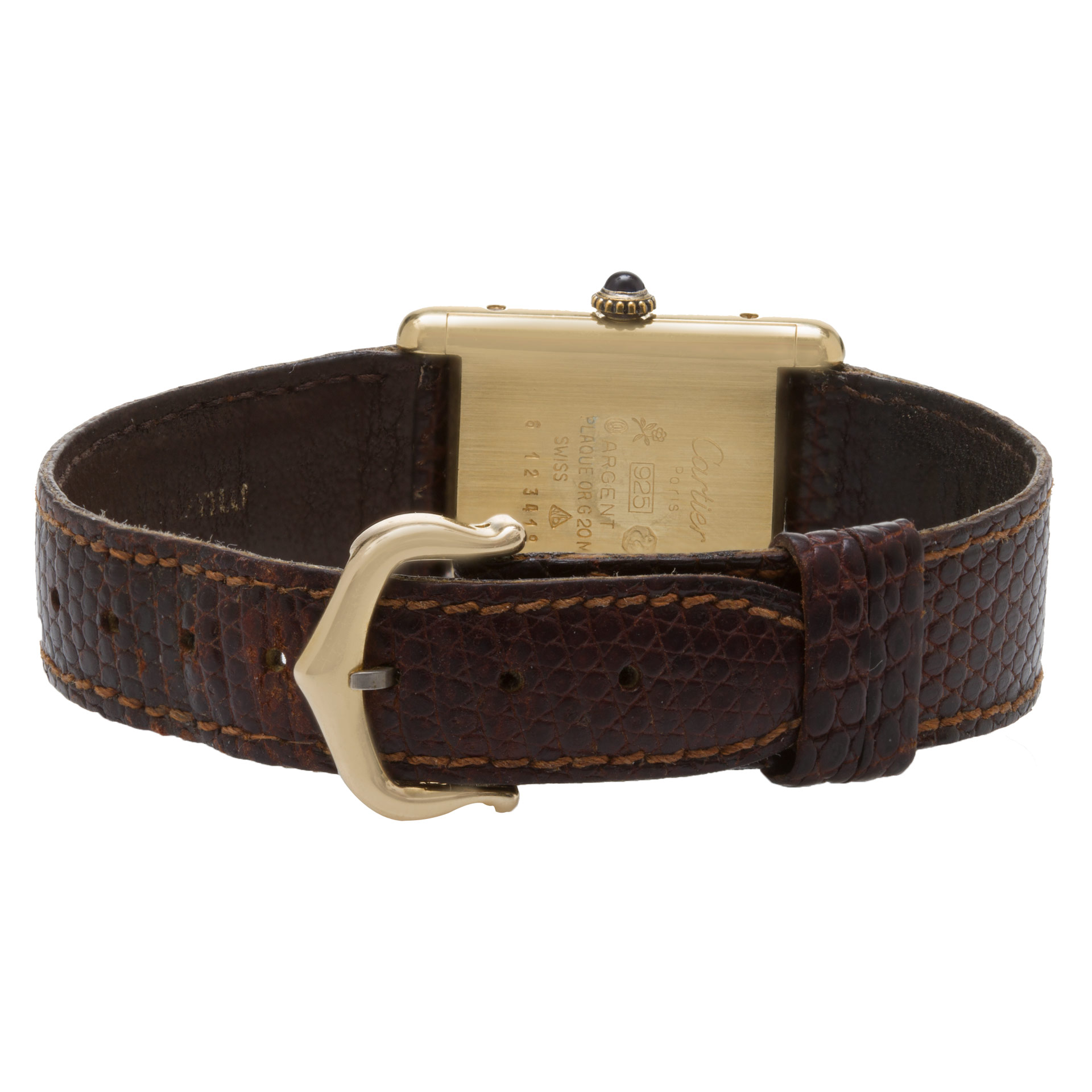 Cartier 123419 Tank Manual Female Vermeil Watches Cartier 123419 Tank Manual Female Vermeil Watches