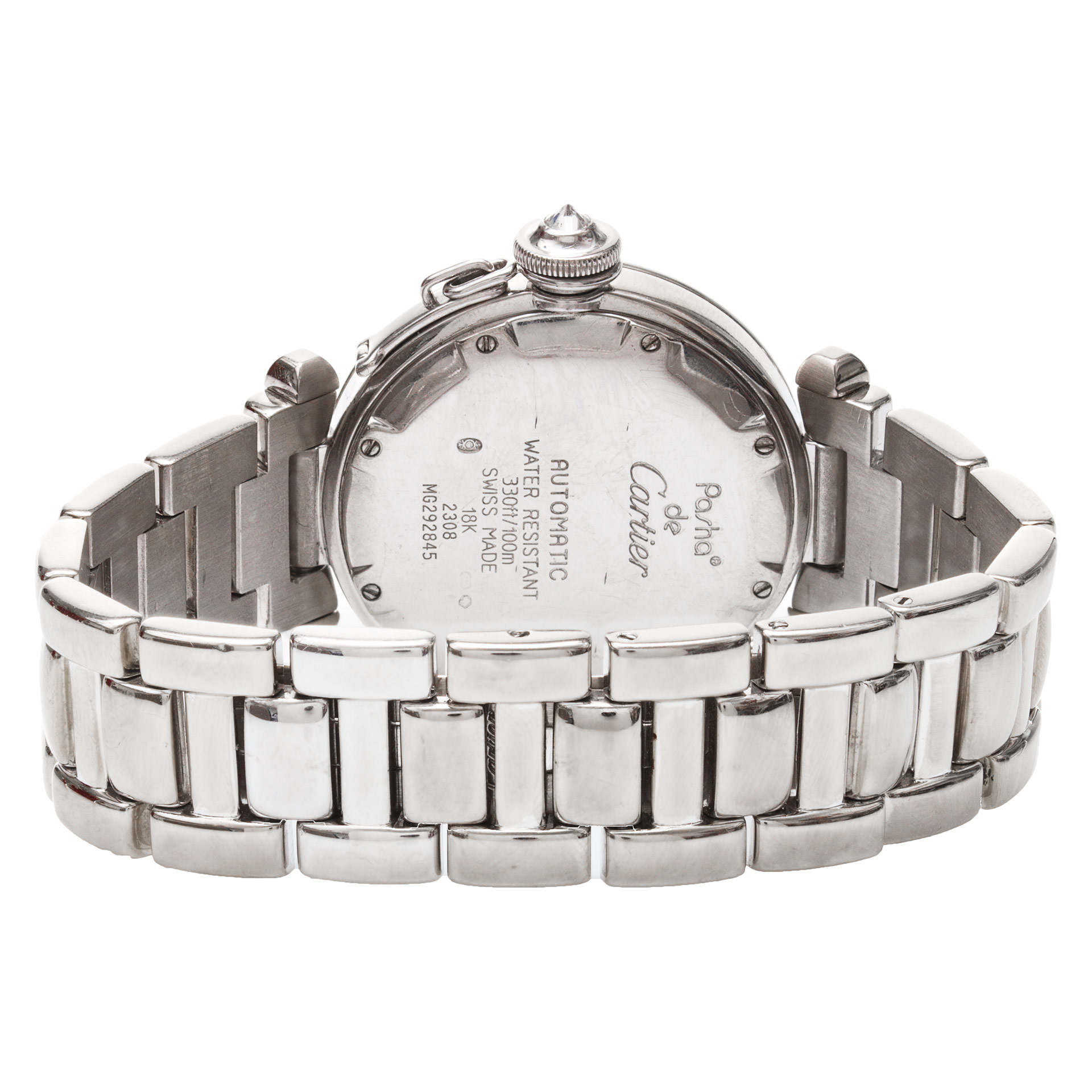 Cartier 2308 Pasha Automatic Female 18k White Gold Watches Cartier 2308 Pasha Automatic Female 18k White Gold Watches