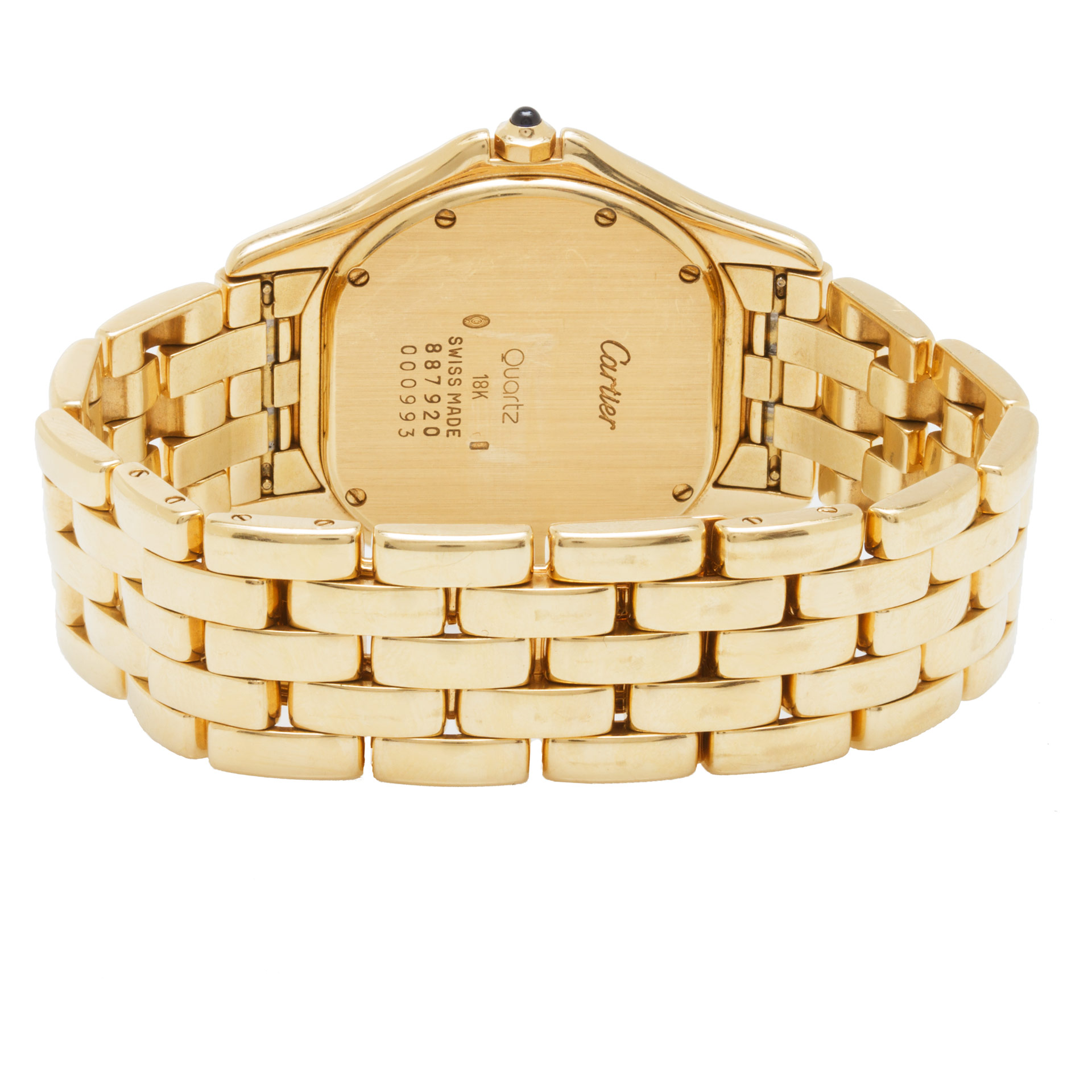 Cartier 887920 Cougar Quartz Unisex 18k yellow gold Watches Cartier 887920 Cougar Quartz Unisex 18k yellow gold Watches