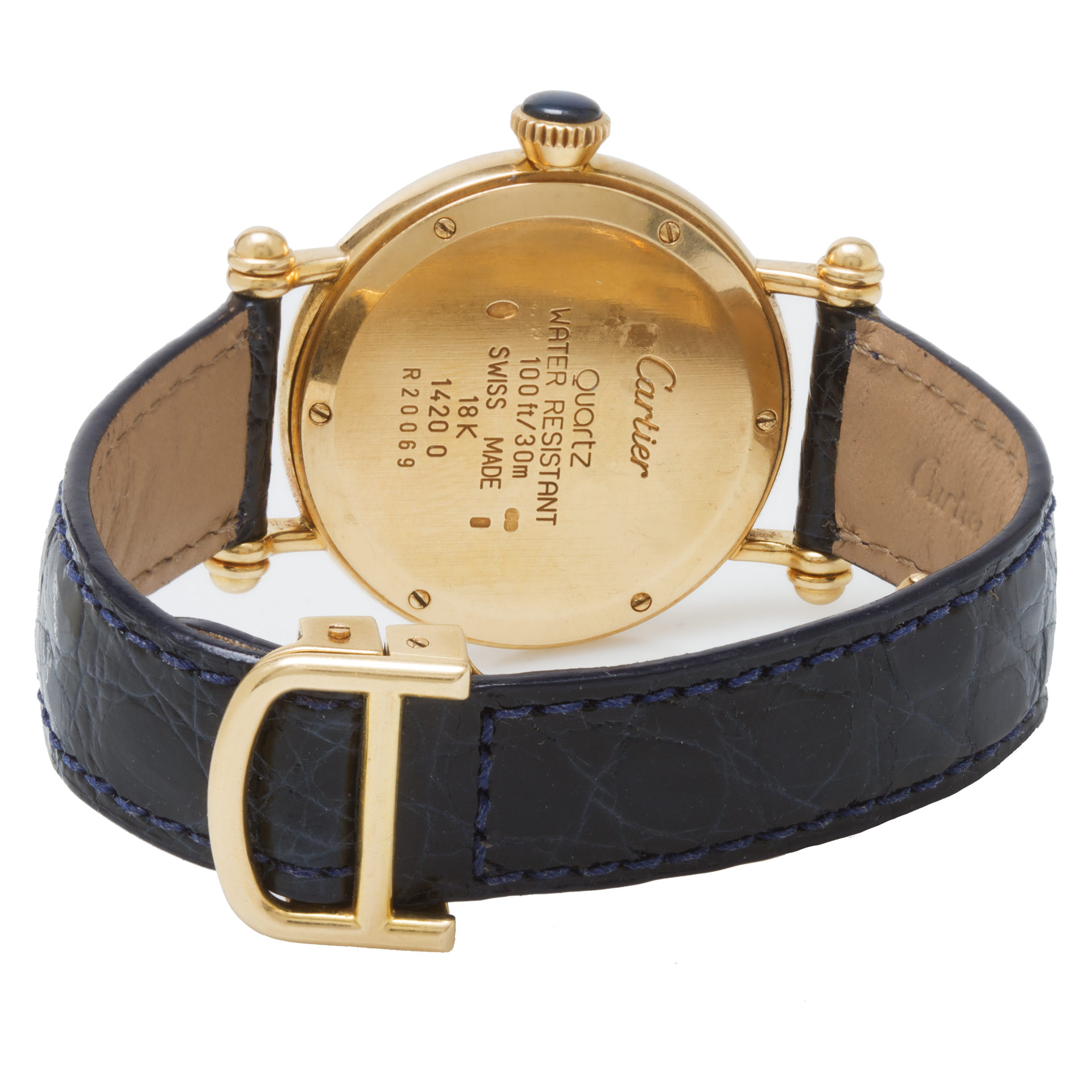 Cartier 1420 0 Diabolo Quartz Unisex 18k yellow gold Watches Cartier 1420 0 Diabolo Quartz Unisex 18k yellow gold Watches