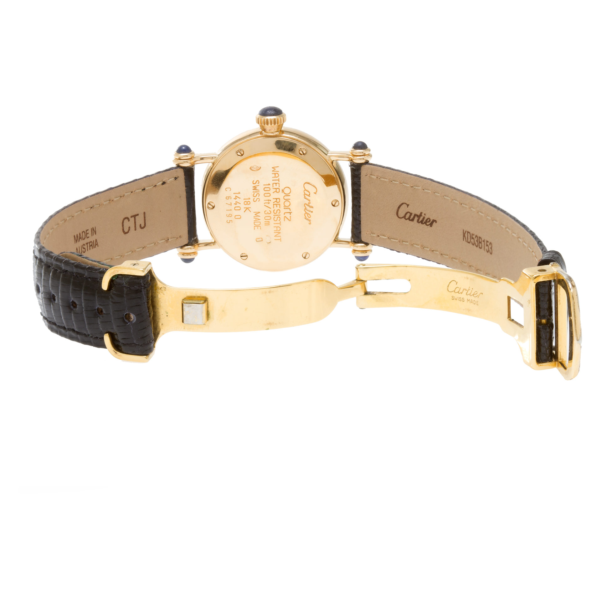 Cartier 14400 Diabolo Quartz Male 18k yellow gold Watches Cartier 14400 Diabolo Quartz Male 18k yellow gold Watches