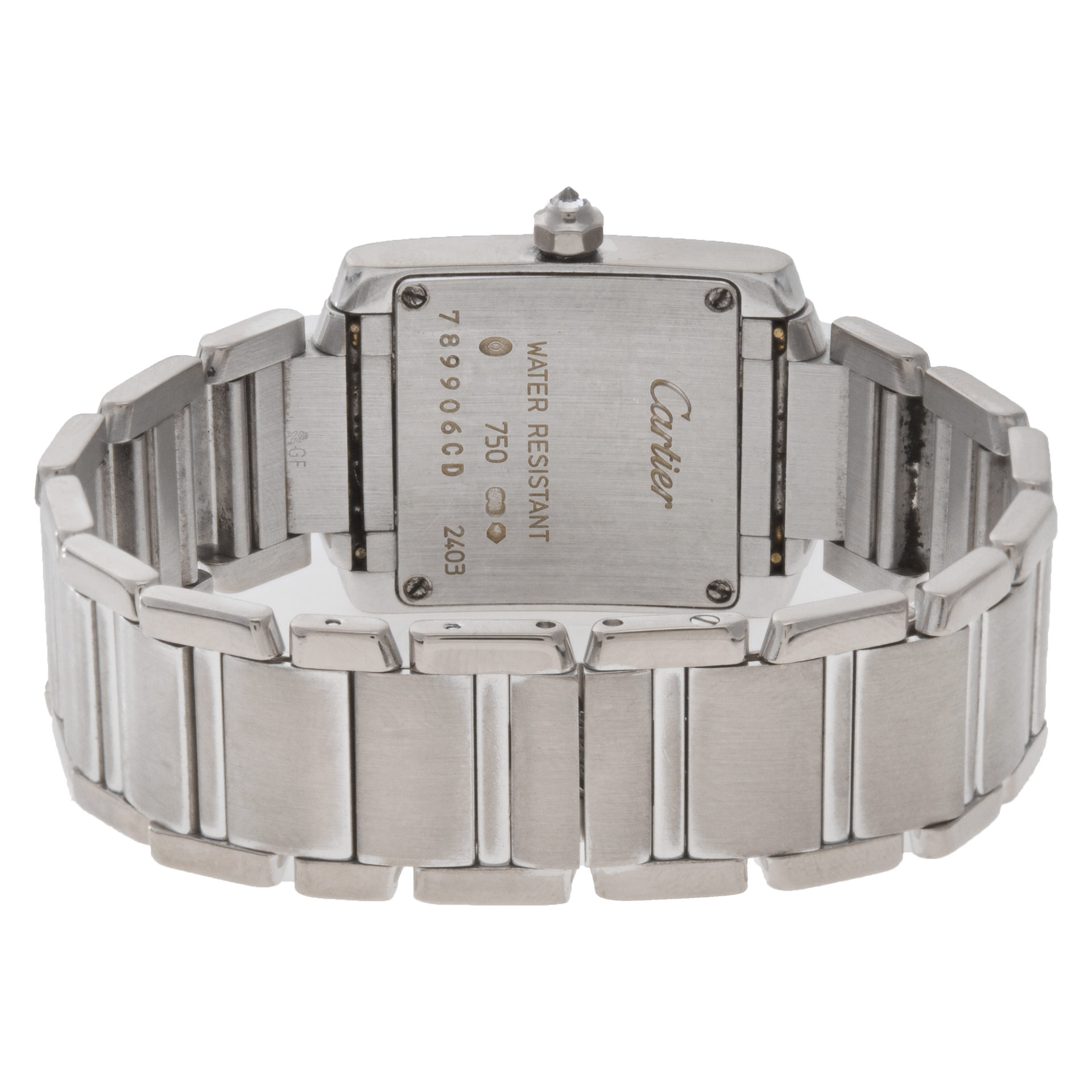 Cartier WE1002S3 Tank Francaise Quartz Female 18k White Gold Watches Cartier WE1002S3 Tank Francaise Quartz Female 18k White Gold Watches