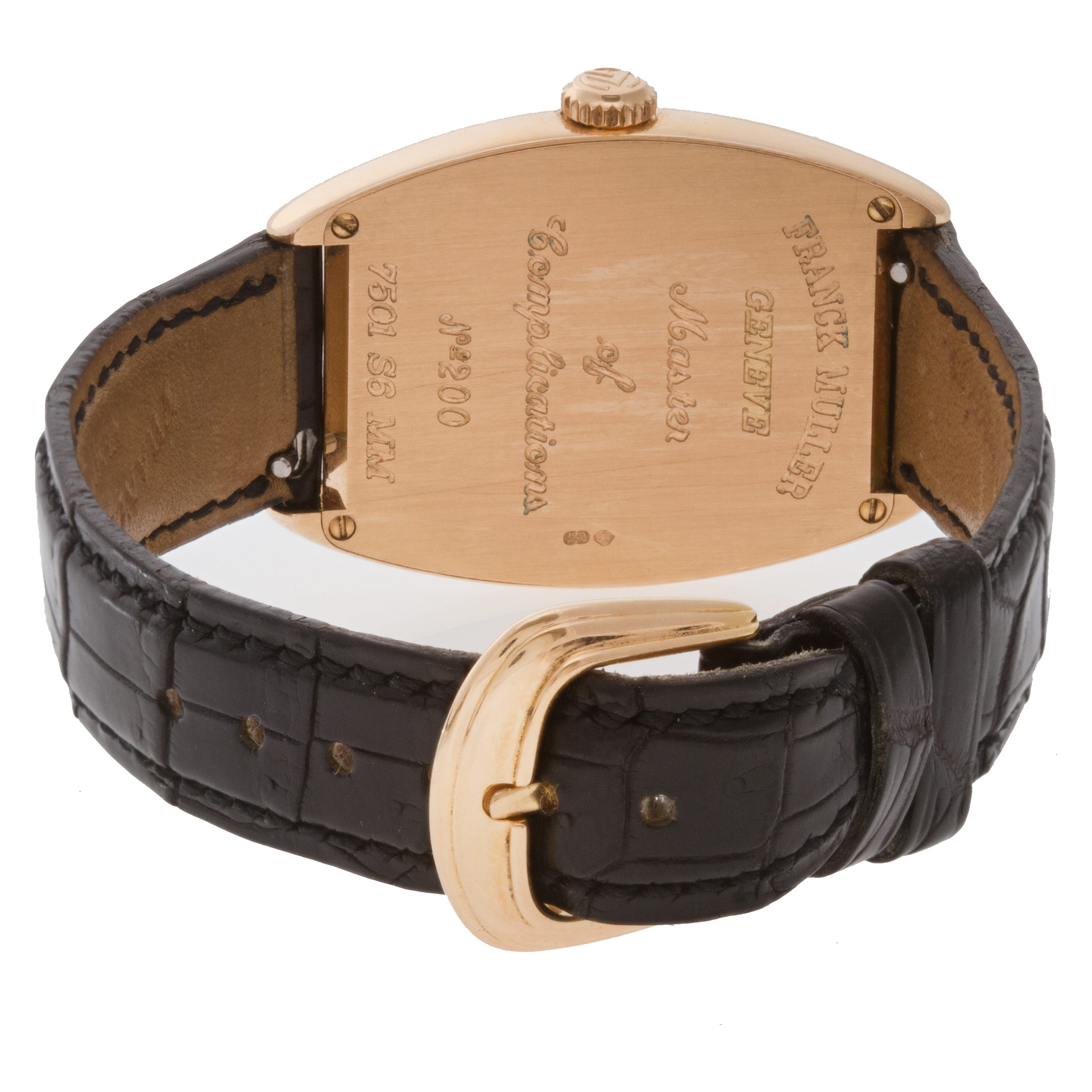 Franck Muller 7501 S6 MM Curvex Manual Female 18k yellow gold Watches Franck Muller 7501 S6 MM Curvex Manual Female 18k yellow gold Watches