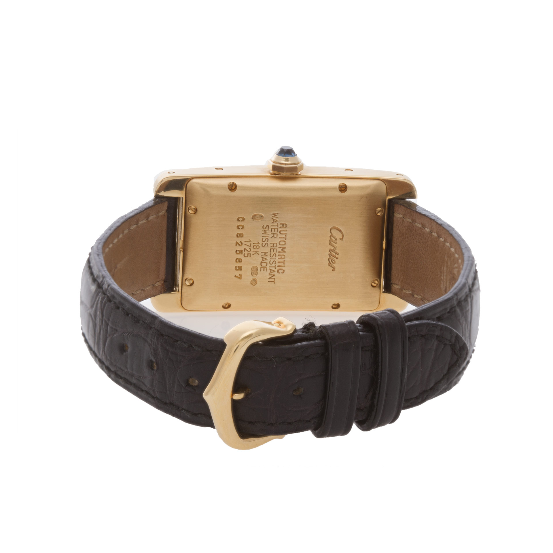 Cartier 1725 Tank Americaine Automatic Male 18k yellow gold Watches Cartier 1725 Tank Americaine Automatic Male 18k yellow gold Watches