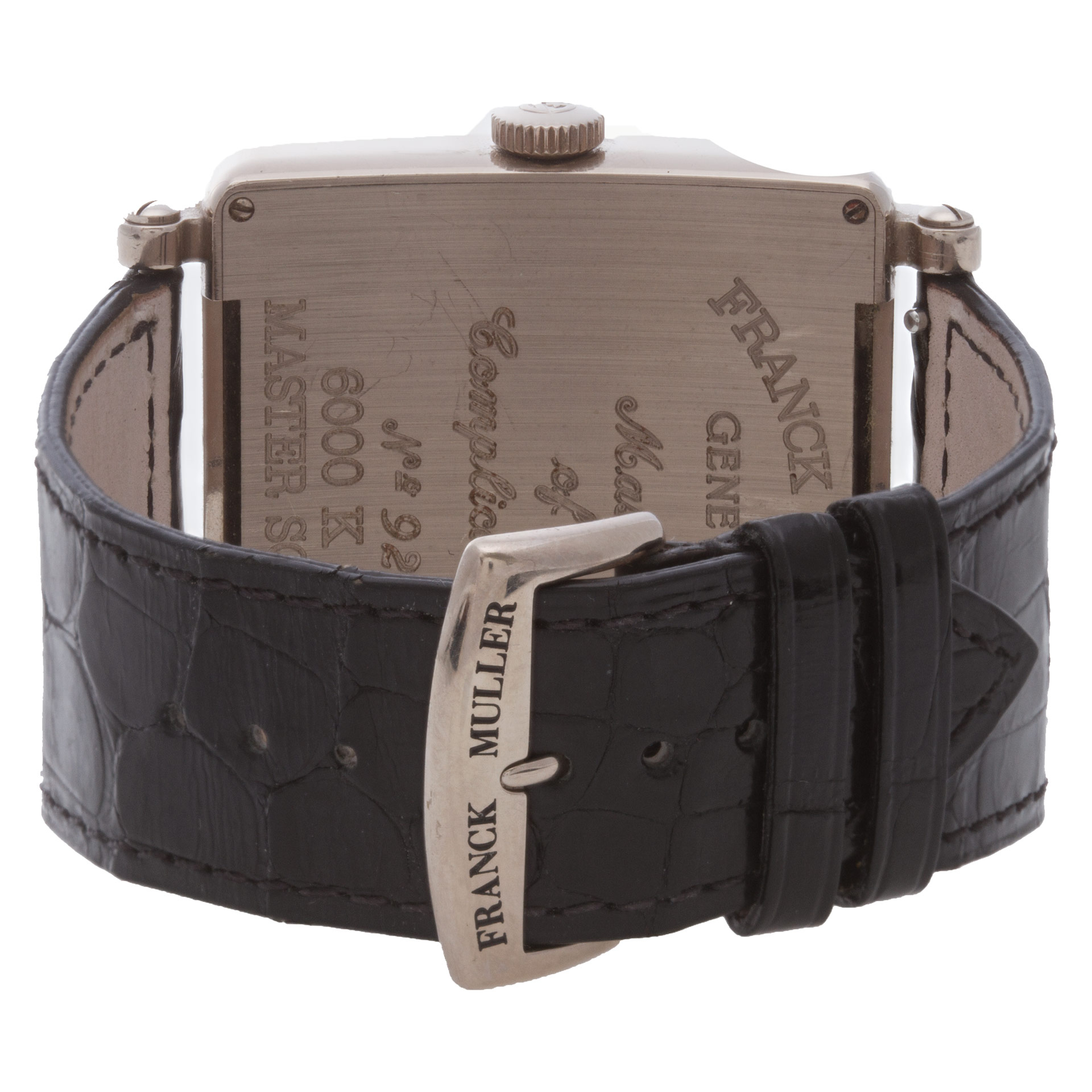 Franck Muller 6000 K SC Master Square Automatic Male 18k White Gold Watches Franck Muller 6000 K SC Master Square Automatic Male 18k White Gold Watches