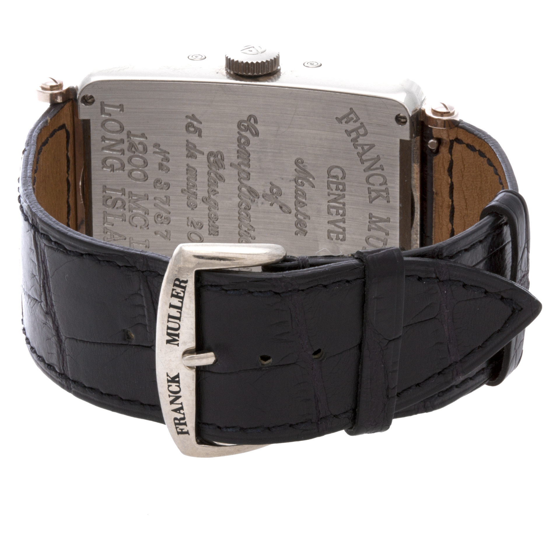 Franck Muller 1200 MC L Long Island Automatic Male 18k White Gold Watches Franck Muller 1200 MC L Long Island Automatic Male 18k White Gold Watches
