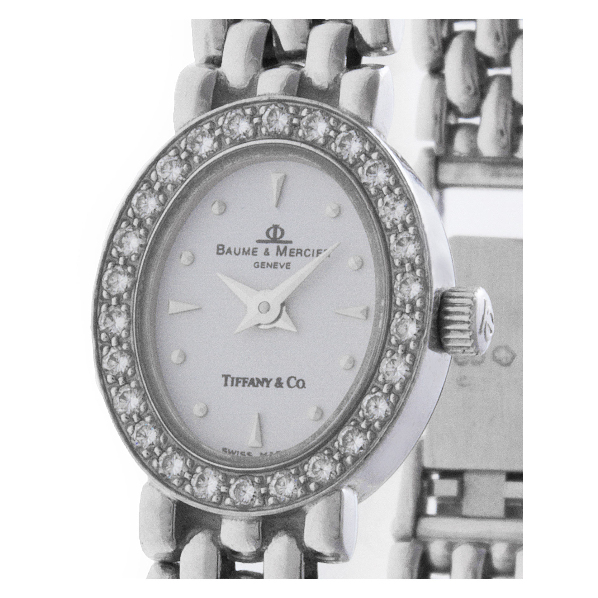Baume & Mercier MX000M7L Geneve Quartz Female 14k White Gold Watches Baume & Mercier MX000M7L Geneve Quartz Female 14k White Gold Watches