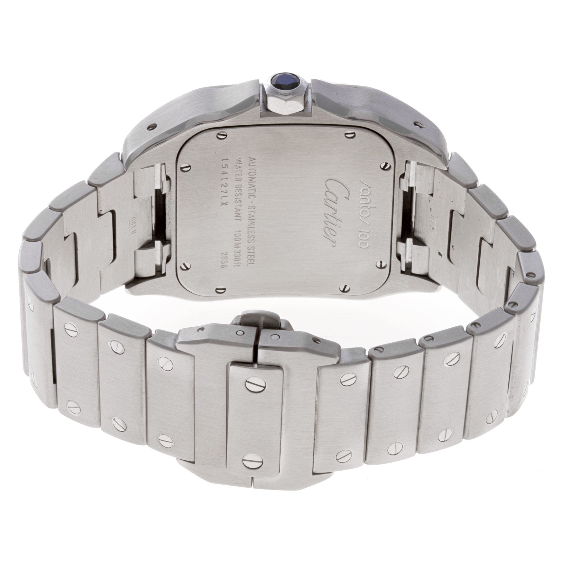 Cartier W200737G Santos 100 Automatic Unisex Stainless Steel Watches Cartier W200737G Santos 100 Automatic Unisex Stainless Steel Watches