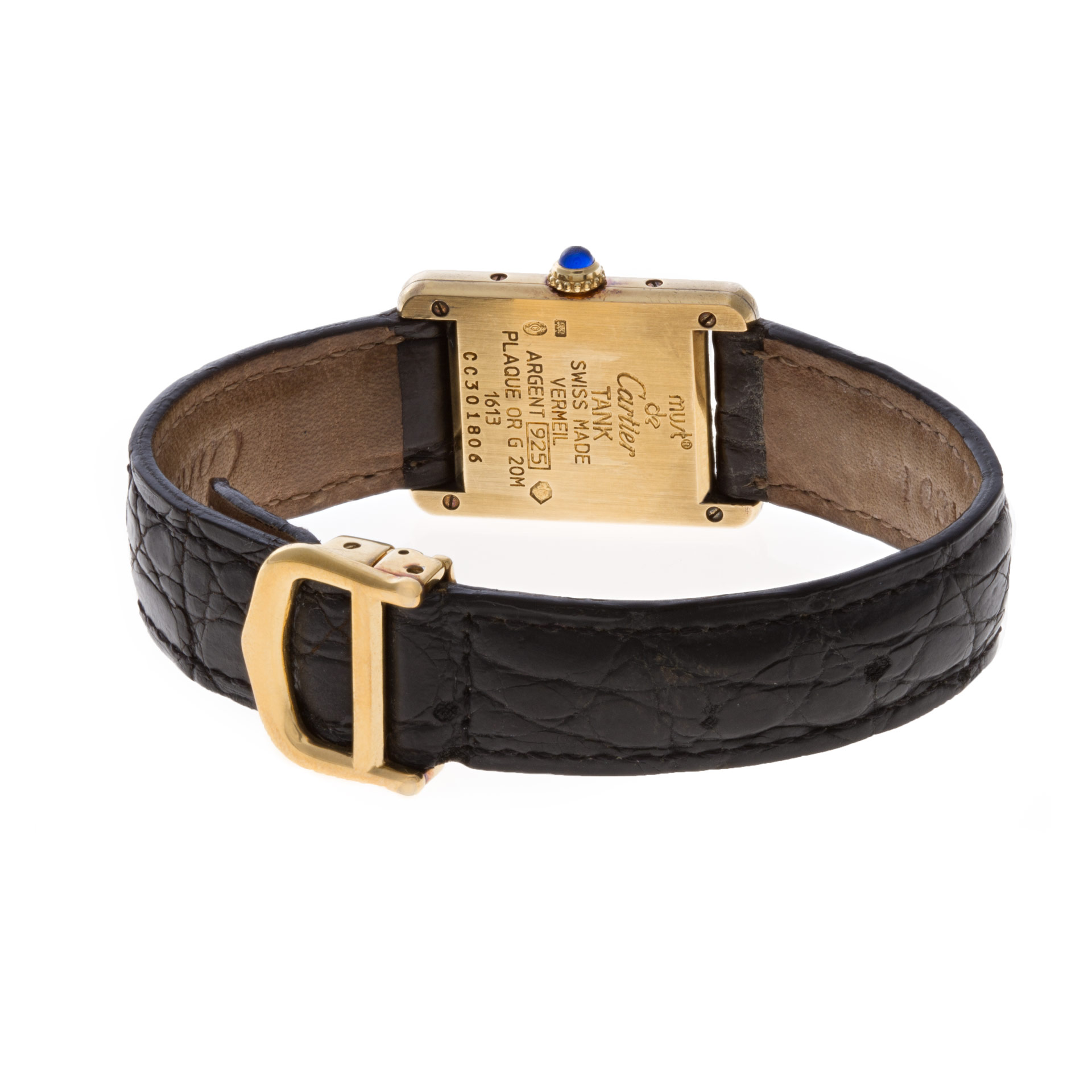 Cartier CC301806 Tank Quartz Female Vermeil Watches Cartier CC301806 Tank Quartz Female Vermeil Watches
