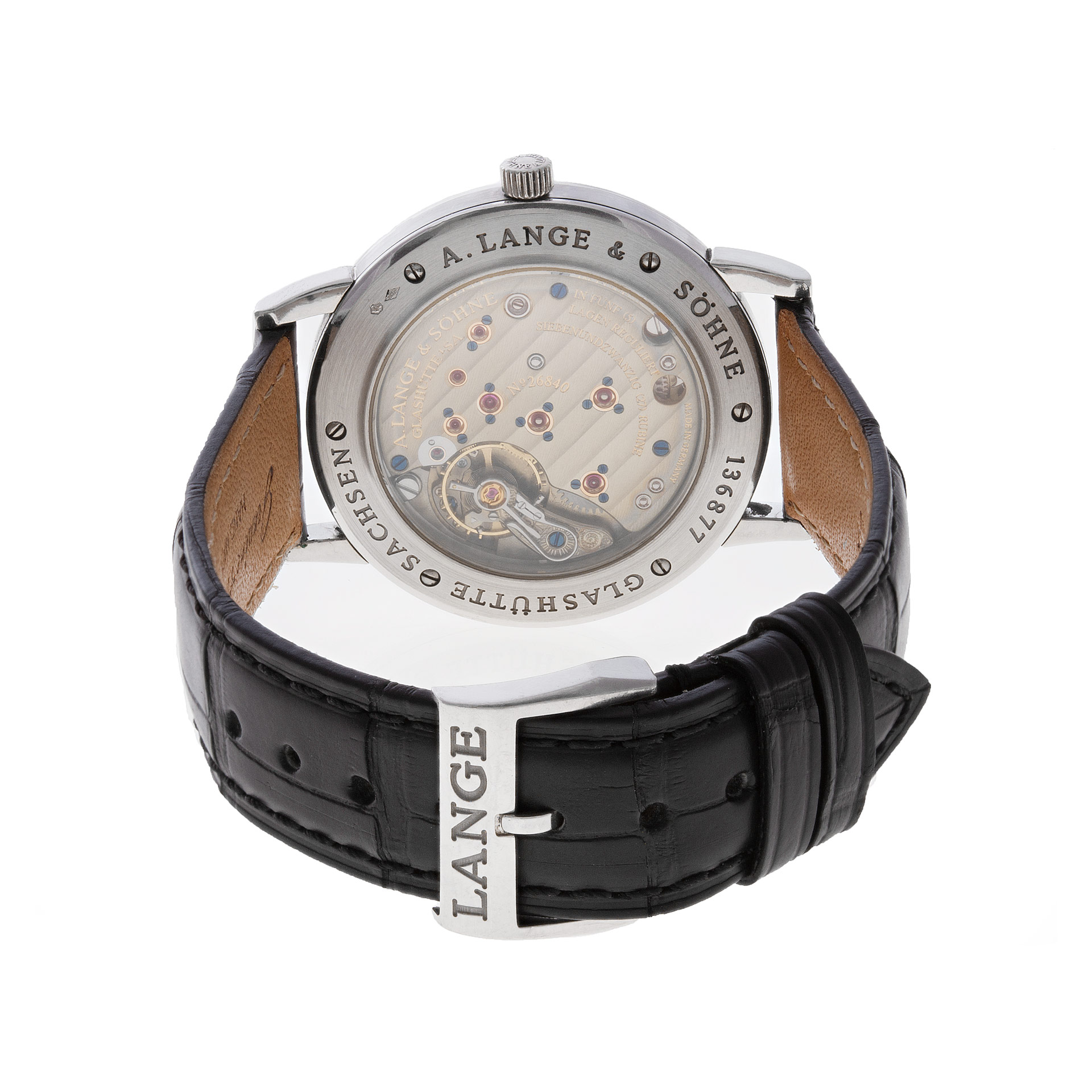 A. Lange & Sohne 221.025 1815 Up and Down Manual Male Platinum Watches A. Lange & Sohne 221.025 1815 Up and Down Manual Male Platinum Watches