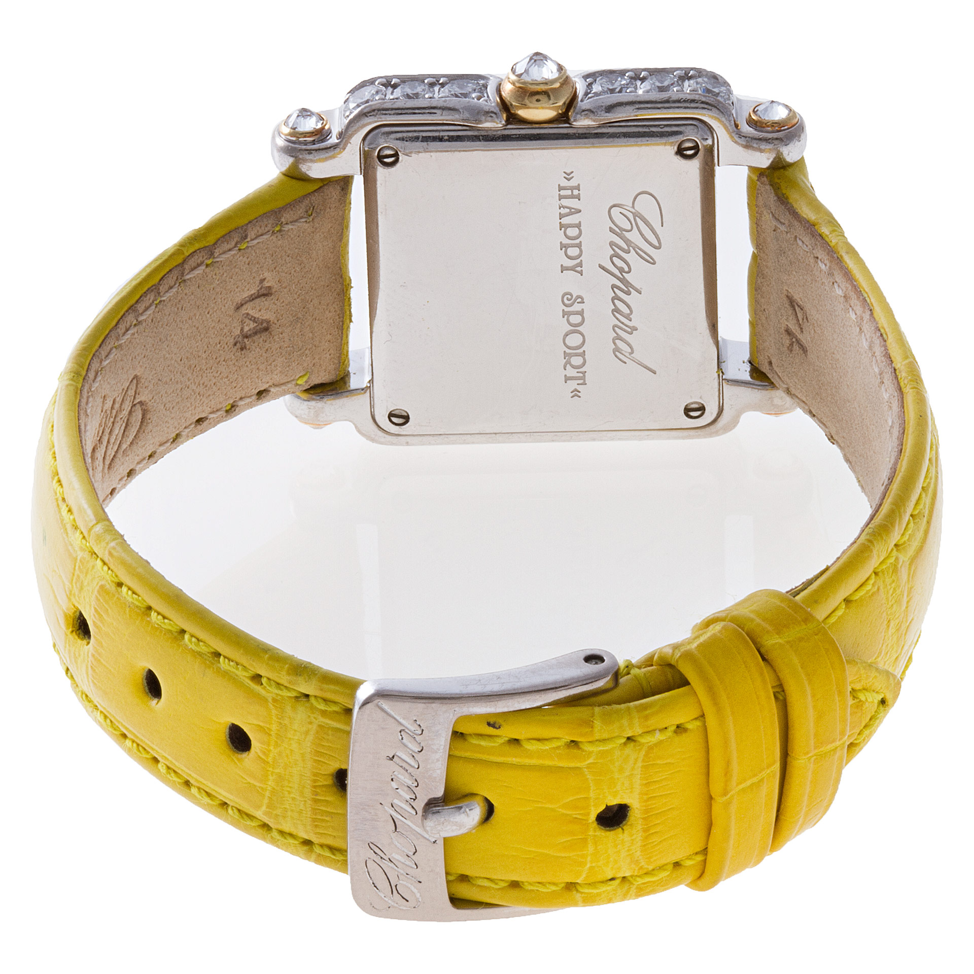 Chopard 276852-9019 Happy Sport Quartz Female 18k White Gold Watches Chopard 276852-9019 Happy Sport Quartz Female 18k White Gold Watches