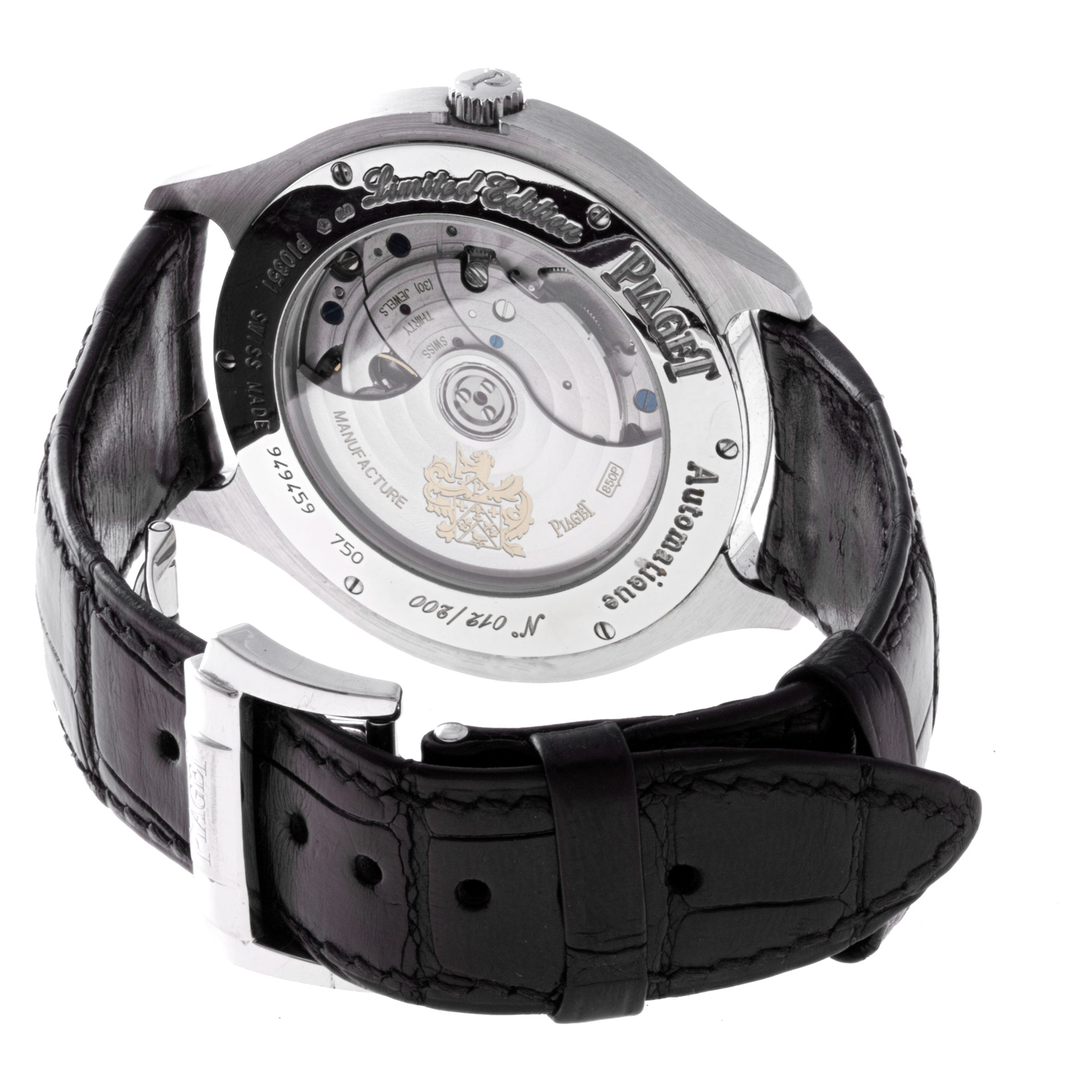 Piaget GOA32016 Emperador Automatic Male 18k White Gold Watches Piaget GOA32016 Emperador Automatic Male 18k White Gold Watches