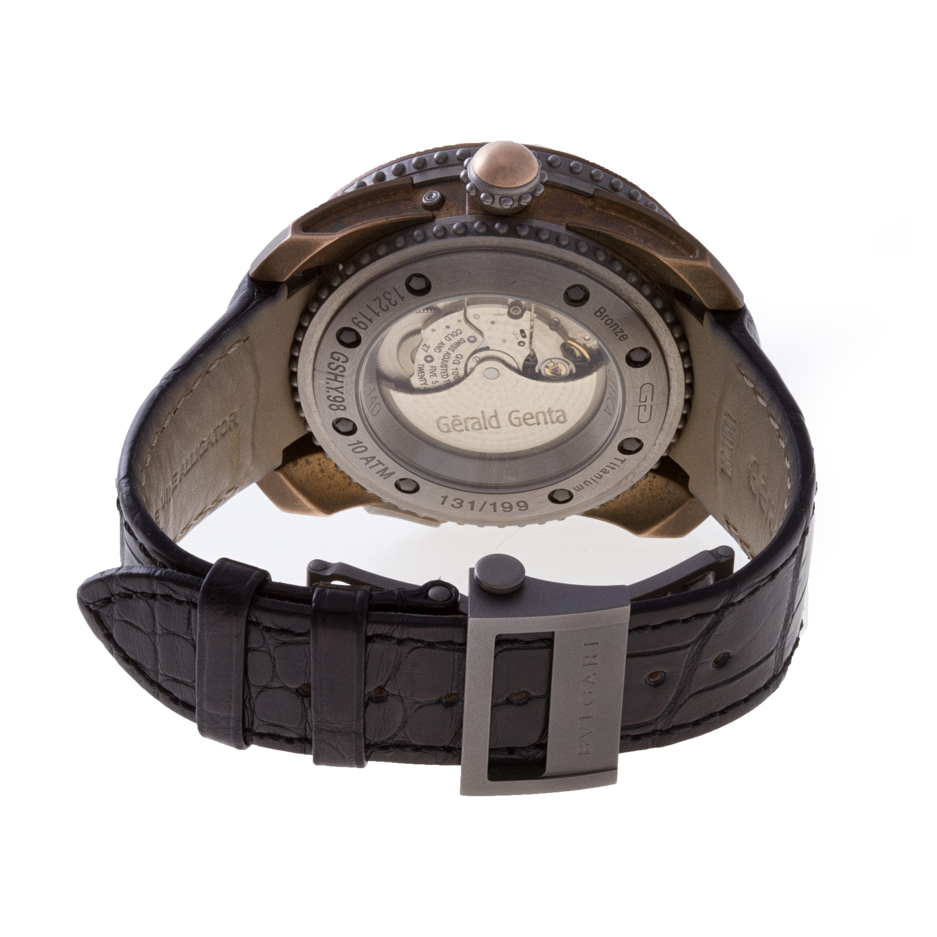 Bvlgari GSH.Y.98 MPGMT Gefica Automatic Male Bronze & Titanium Watches Bvlgari GSH.Y.98 MPGMT Gefica Automatic Male Bronze & Titanium Watches