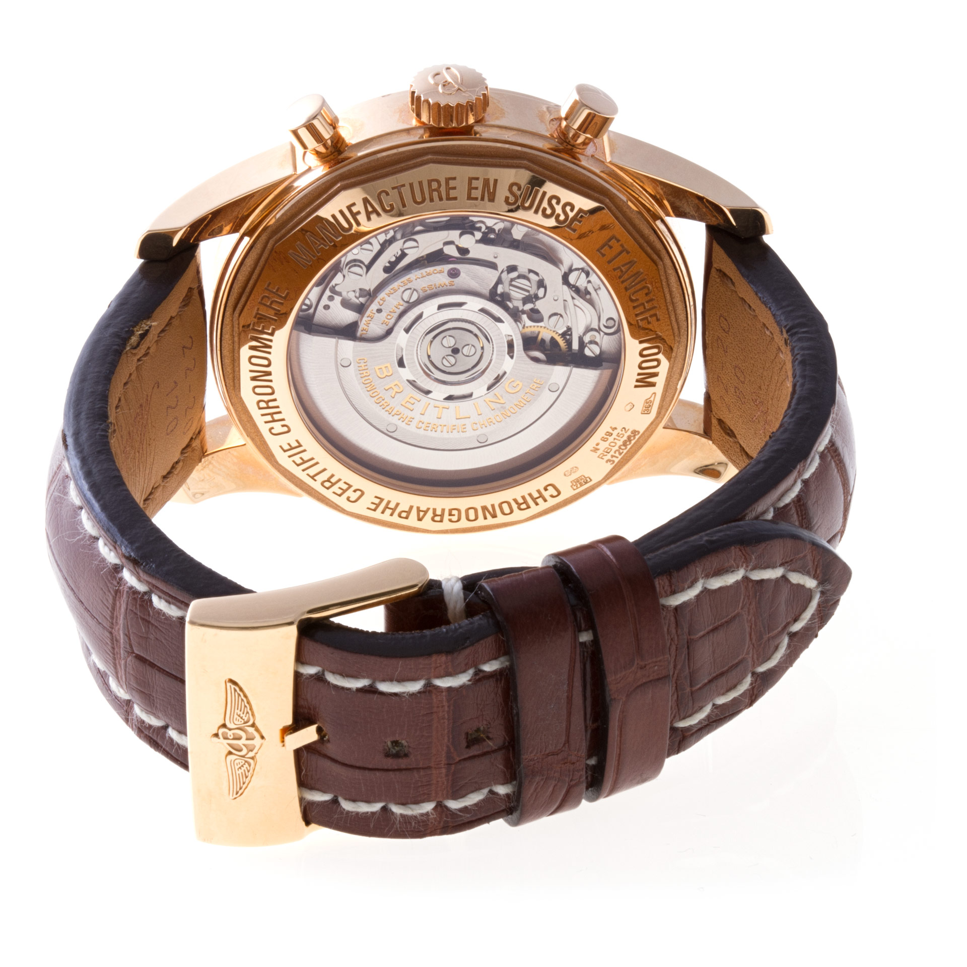 Breitling RB 0152 Transocean Chronograph Automatic Male 18k rose gold Watches Breitling RB 0152 Transocean Chronograph Automatic Male 18k rose gold Watches
