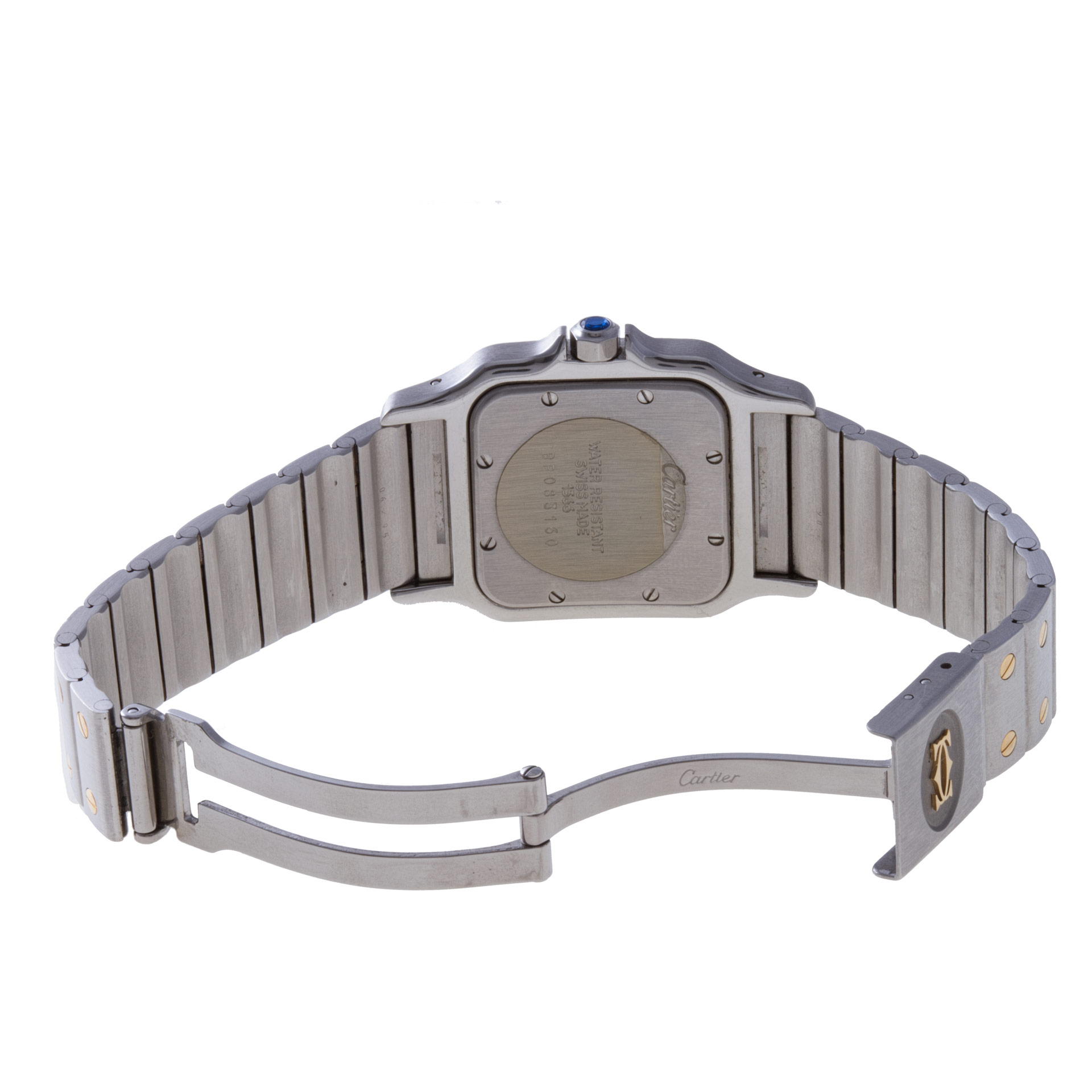 Cartier 1566 Santos Quartz Unisex Stainless Steel Watches Cartier 1566 Santos Quartz Unisex Stainless Steel Watches