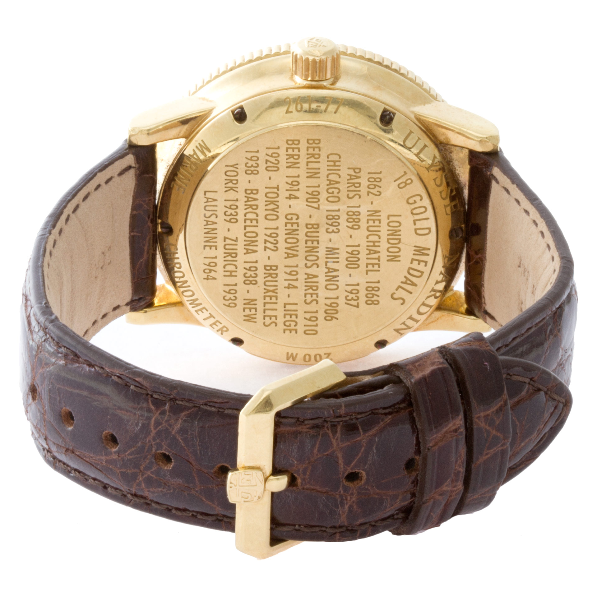 Ulysse Nardin 261-77 Marine Chronometer Automatic Male 18k yellow gold Watches Ulysse Nardin 261-77 Marine Chronometer Automatic Male 18k yellow gold Watches