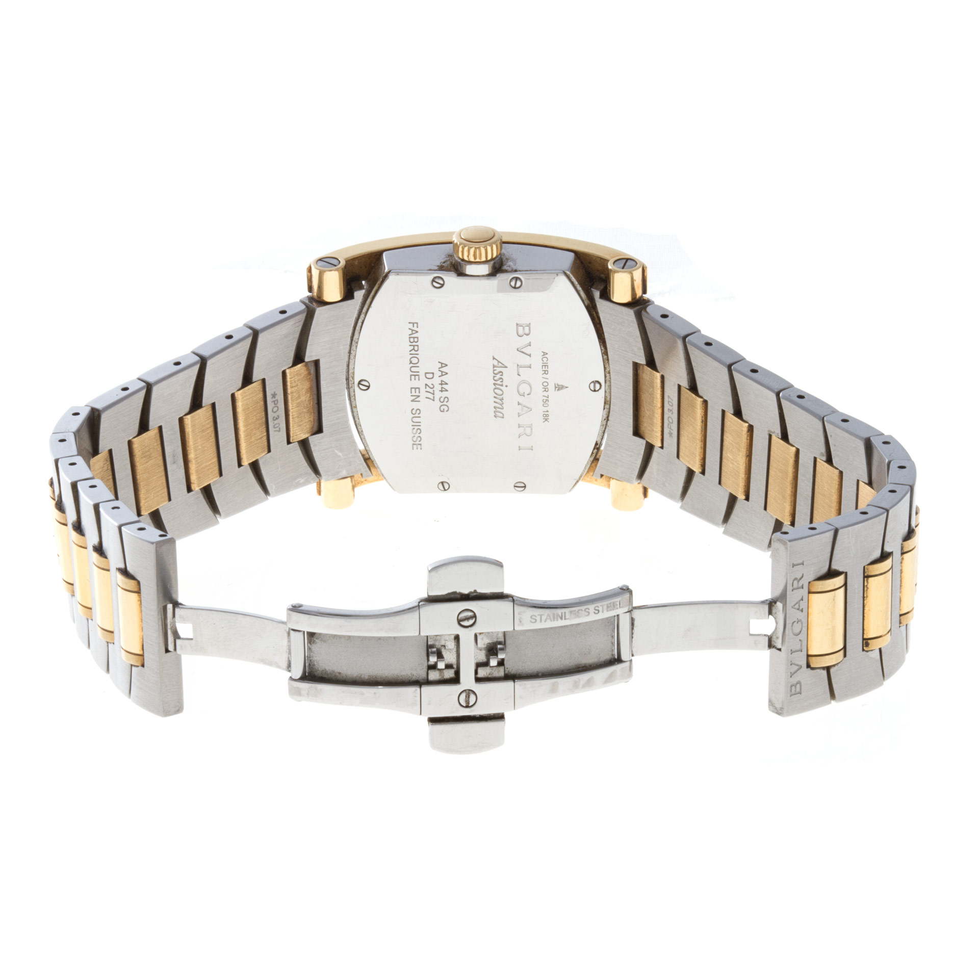 Bvlgari AA44SG Assioma Automatic Male 18k gold & Stainless Steel Watches Bvlgari AA44SG Assioma Automatic Male 18k gold & Stainless Steel Watches