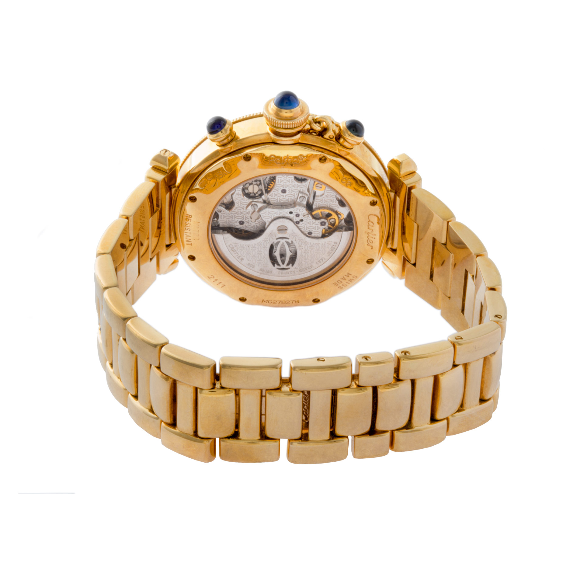 Cartier 2111 Pasha 38 Automatic Male 18k yellow gold Watches Cartier 2111 Pasha 38 Automatic Male 18k yellow gold Watches