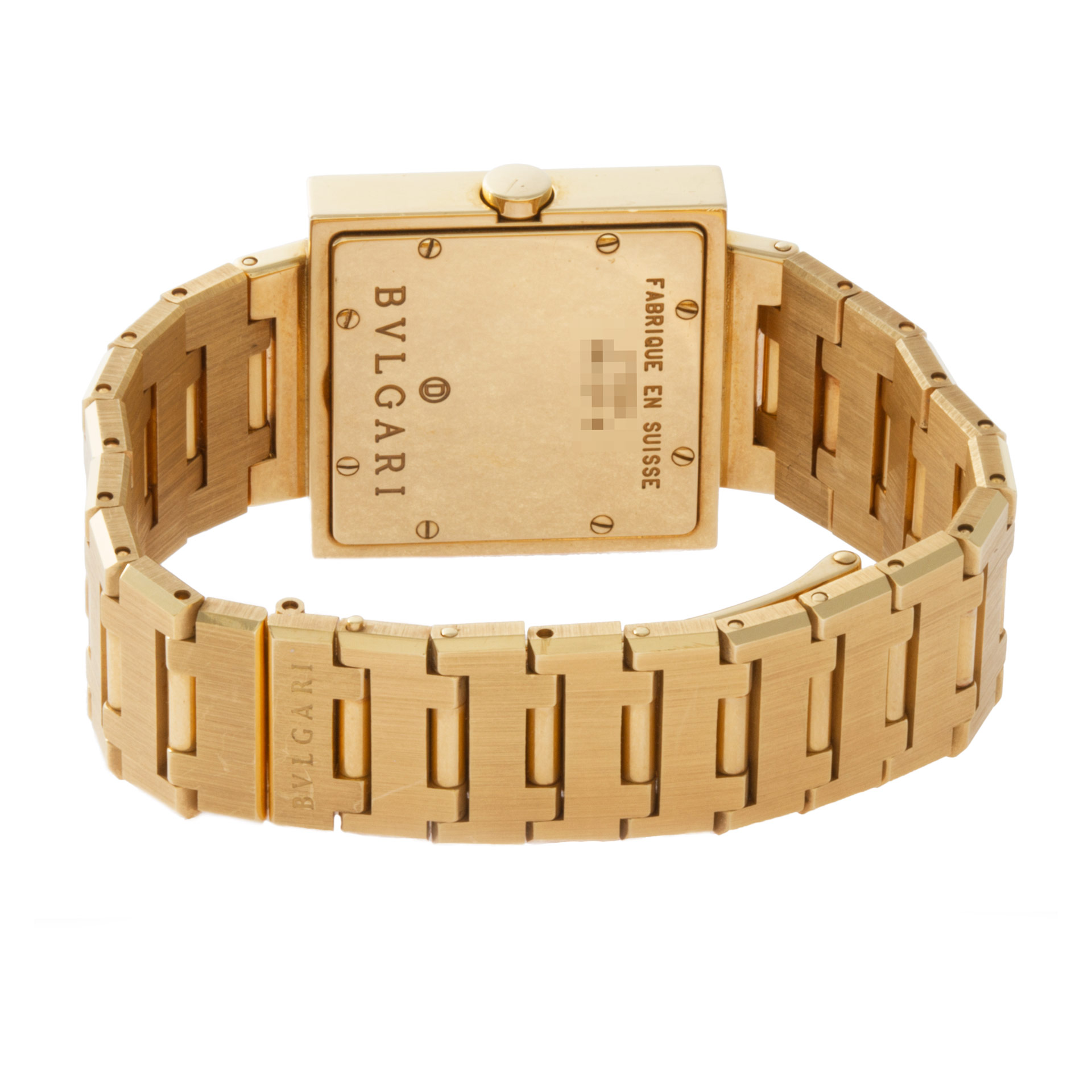 Bvlgari SQ27G Quadrato Quartz Female 18k yellow gold Watches Bvlgari SQ27G Quadrato Quartz Female 18k yellow gold Watches
