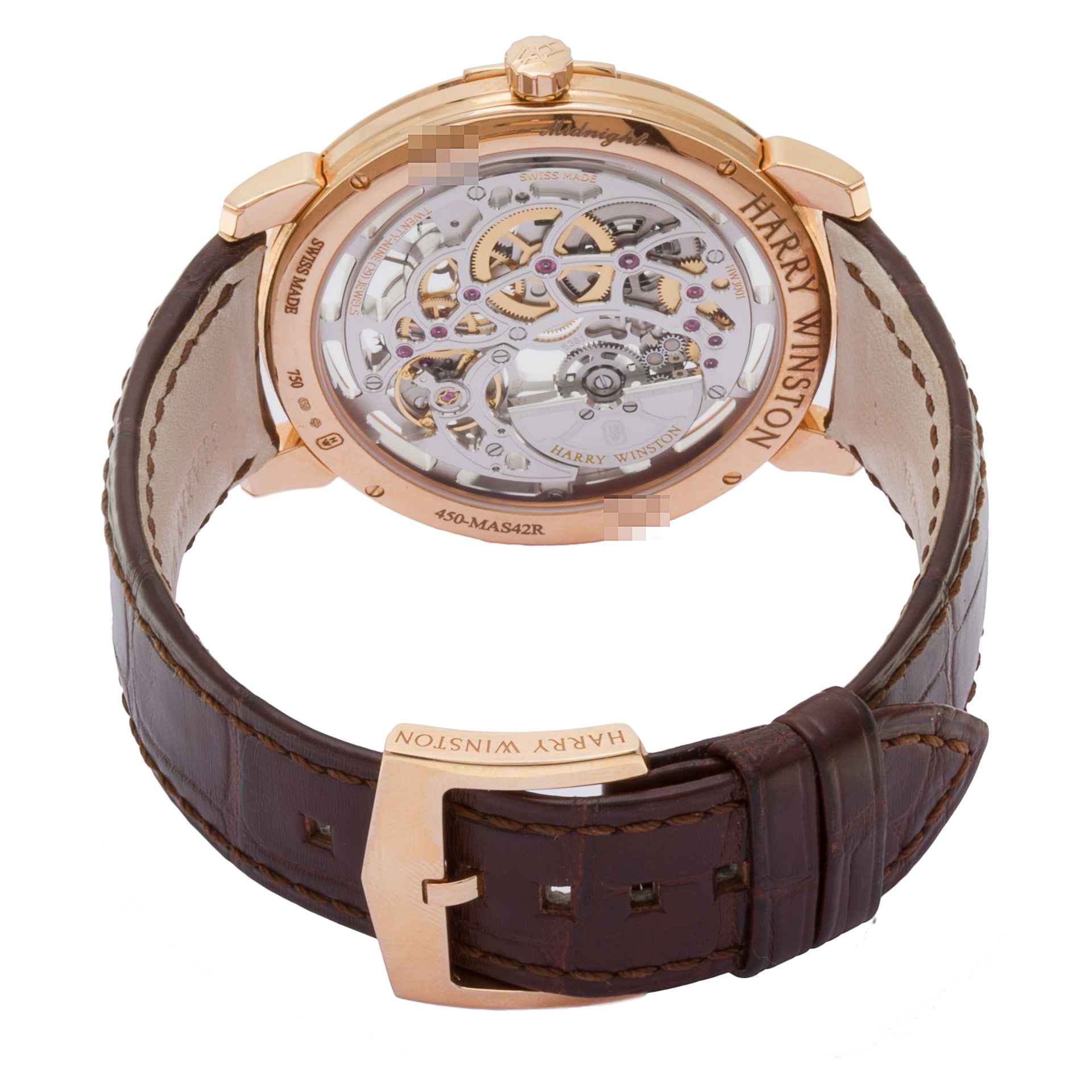 Harry Winston MIDAHM42RR01 Midnight Skeleton Automatic Male 18k rose gold Watches Harry Winston MIDAHM42RR01 Midnight Skeleton Automatic Male 18k rose gold Watches