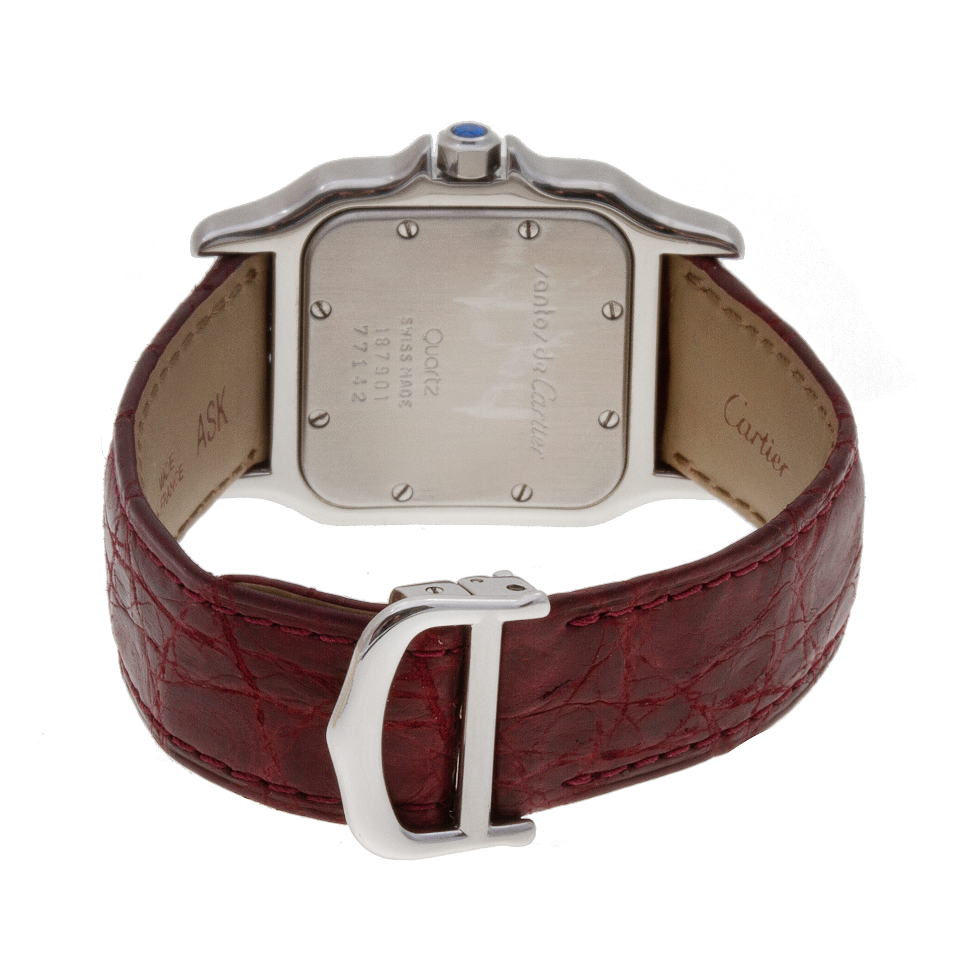 Cartier 187901 Santos Quartz Unisex Stainless Steel Watches Cartier 187901 Santos Quartz Unisex Stainless Steel Watches