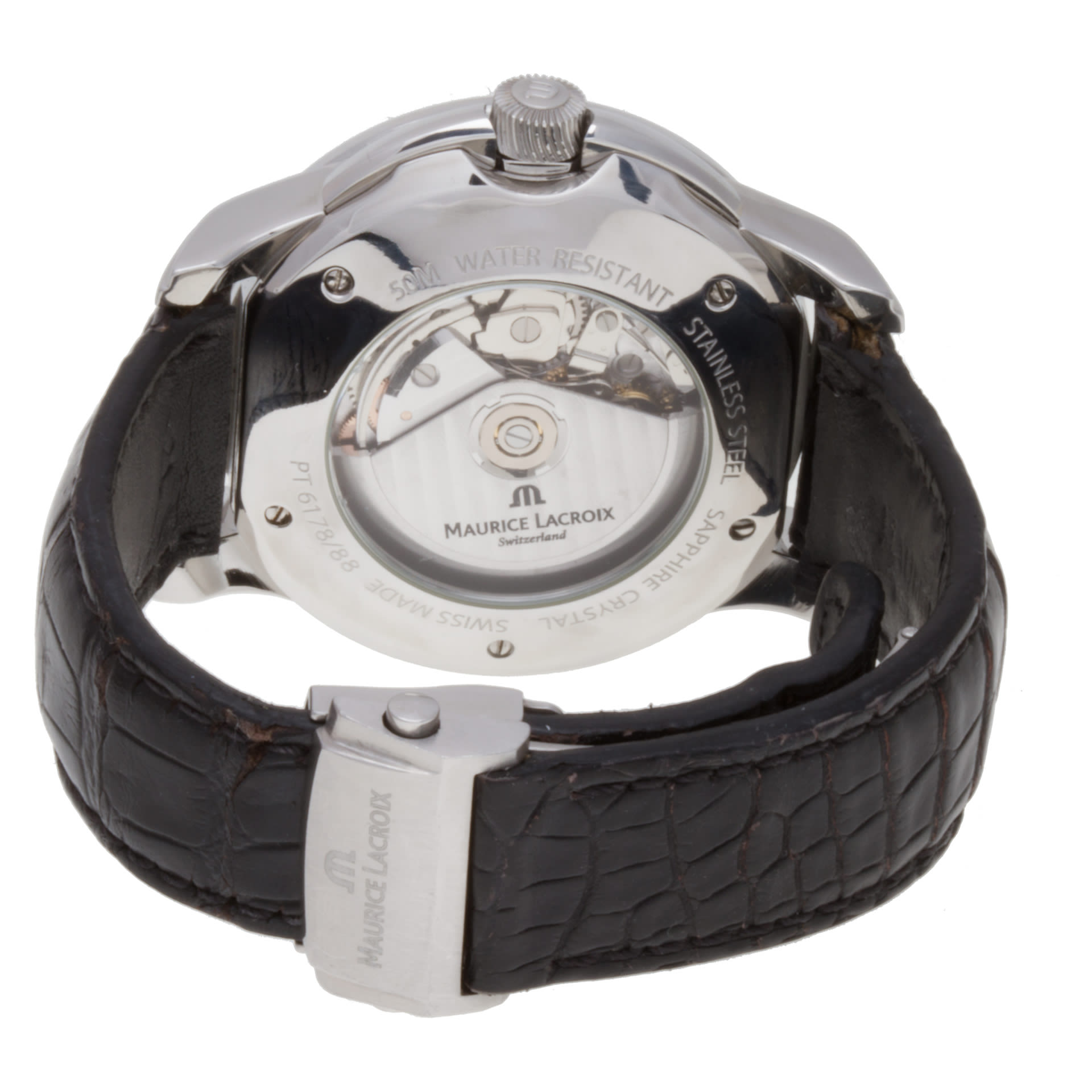 Maurice Lacroix PT6188-SS002-330 Chronograph Automatic Male Stainless Steel Watches Maurice Lacroix PT6188-SS002-330 Chronograph Automatic Male Stainless Steel Watches