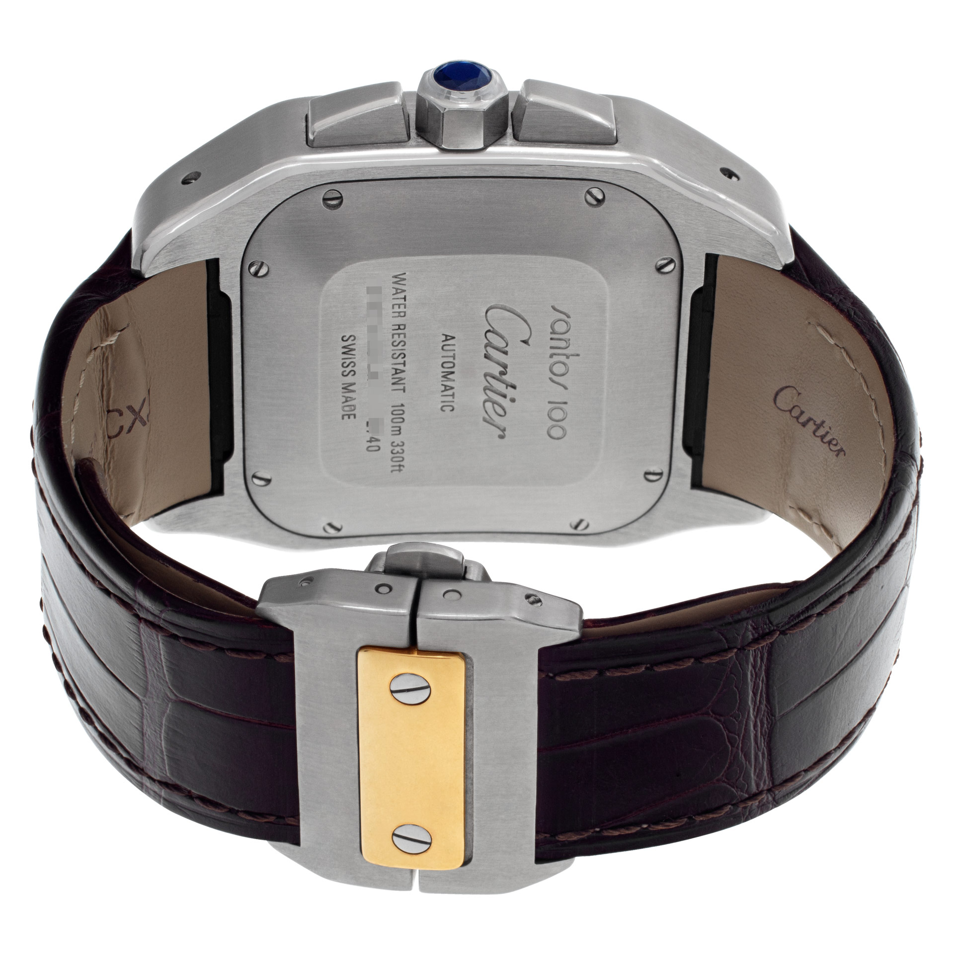 Cartier W20091X7 Santos 100 Automatic Male Stainless Steel Watches Cartier W20091X7 Santos 100 Automatic Male Stainless Steel Watches