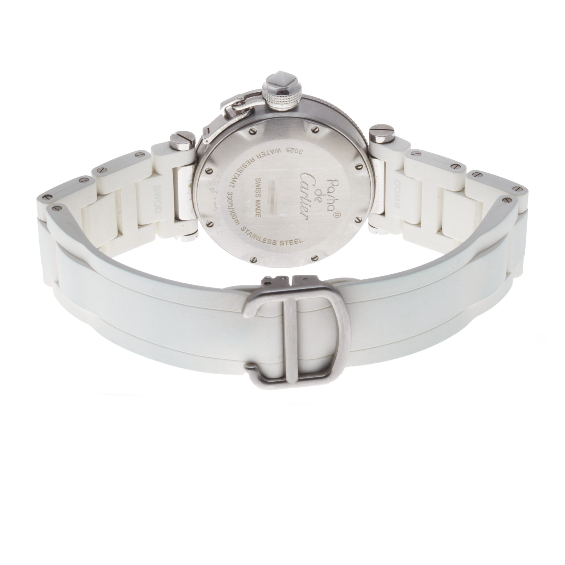 Cartier 3025 Pasha Seatimer Quartz Female Stainless Steel Watches Cartier 3025 Pasha Seatimer Quartz Female Stainless Steel Watches