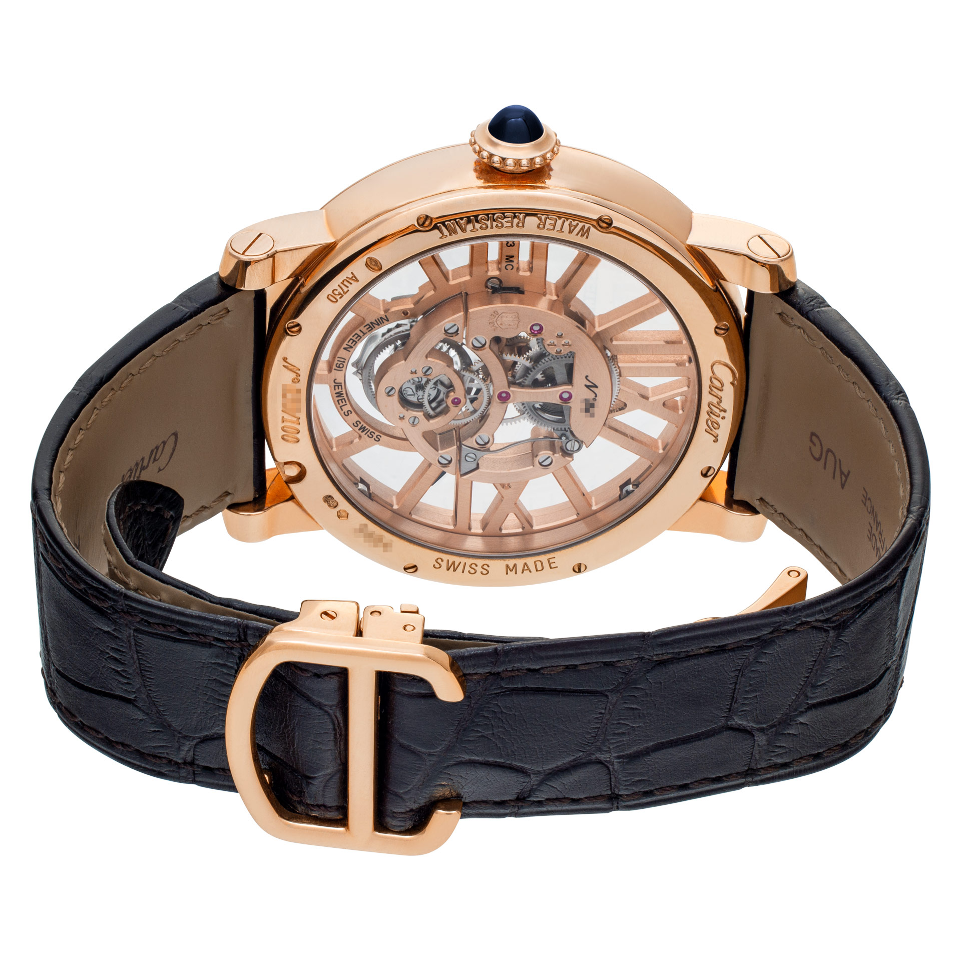 Cartier W1580046 Tourbillon Manual Male 18k rose gold Watches Cartier W1580046 Tourbillon Manual Male 18k rose gold Watches