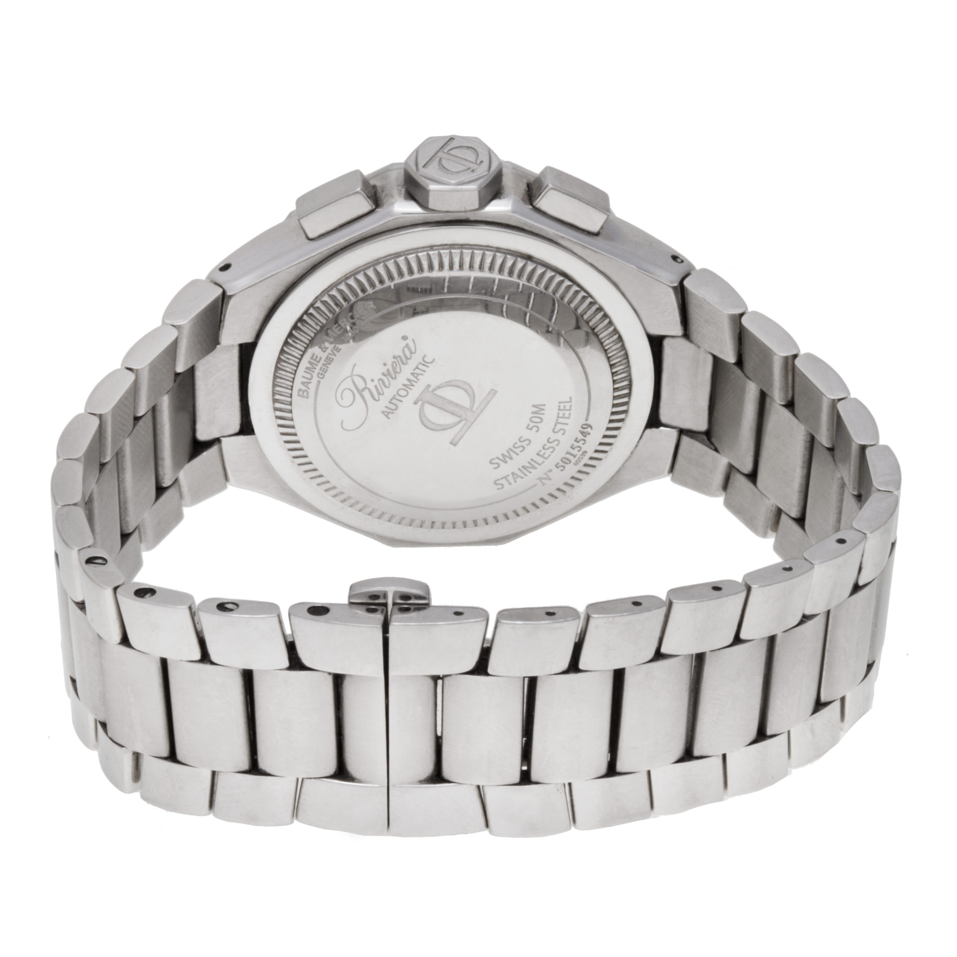 Baume & Mercier 65539 Riviera Automatic Male Stainless Steel Watches Baume & Mercier 65539 Riviera Automatic Male Stainless Steel Watches