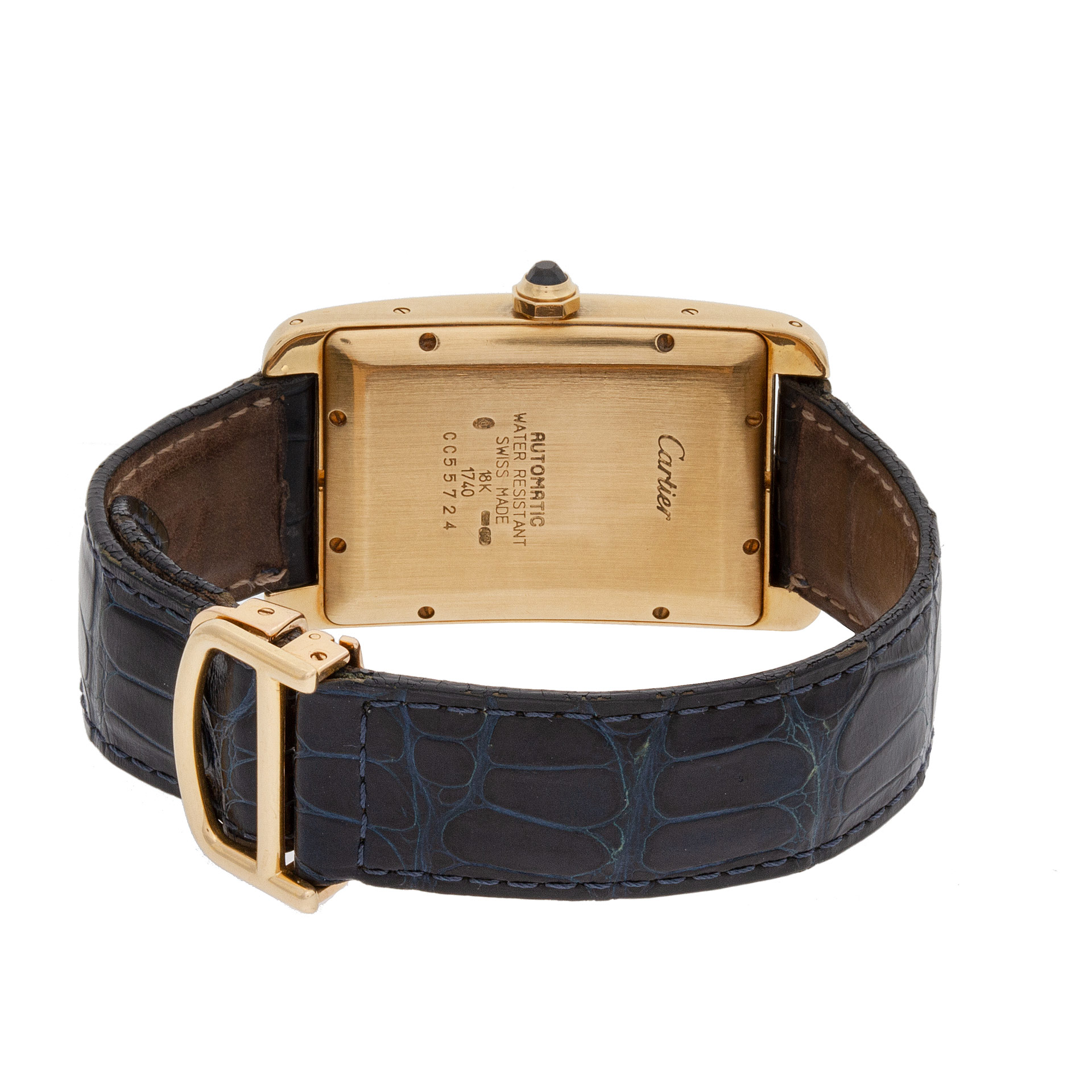 Cartier W5603156 Tank Americaine Automatic Male 18k yellow gold Watches Cartier W5603156 Tank Americaine Automatic Male 18k yellow gold Watches