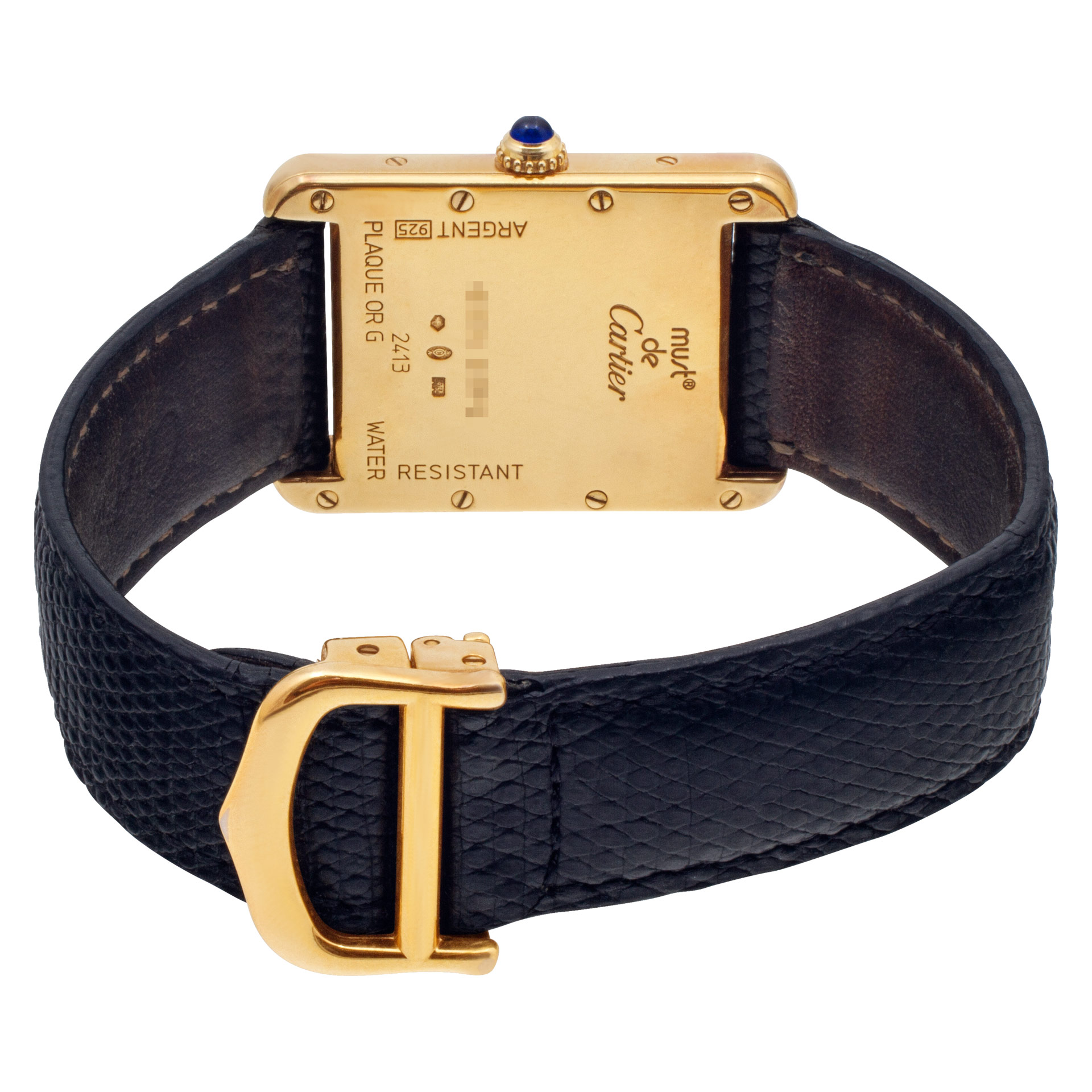 Cartier 2413 Tank Vermeil Quartz Unisex Vermeil Watches Cartier 2413 Tank Vermeil Quartz Unisex Vermeil Watches
