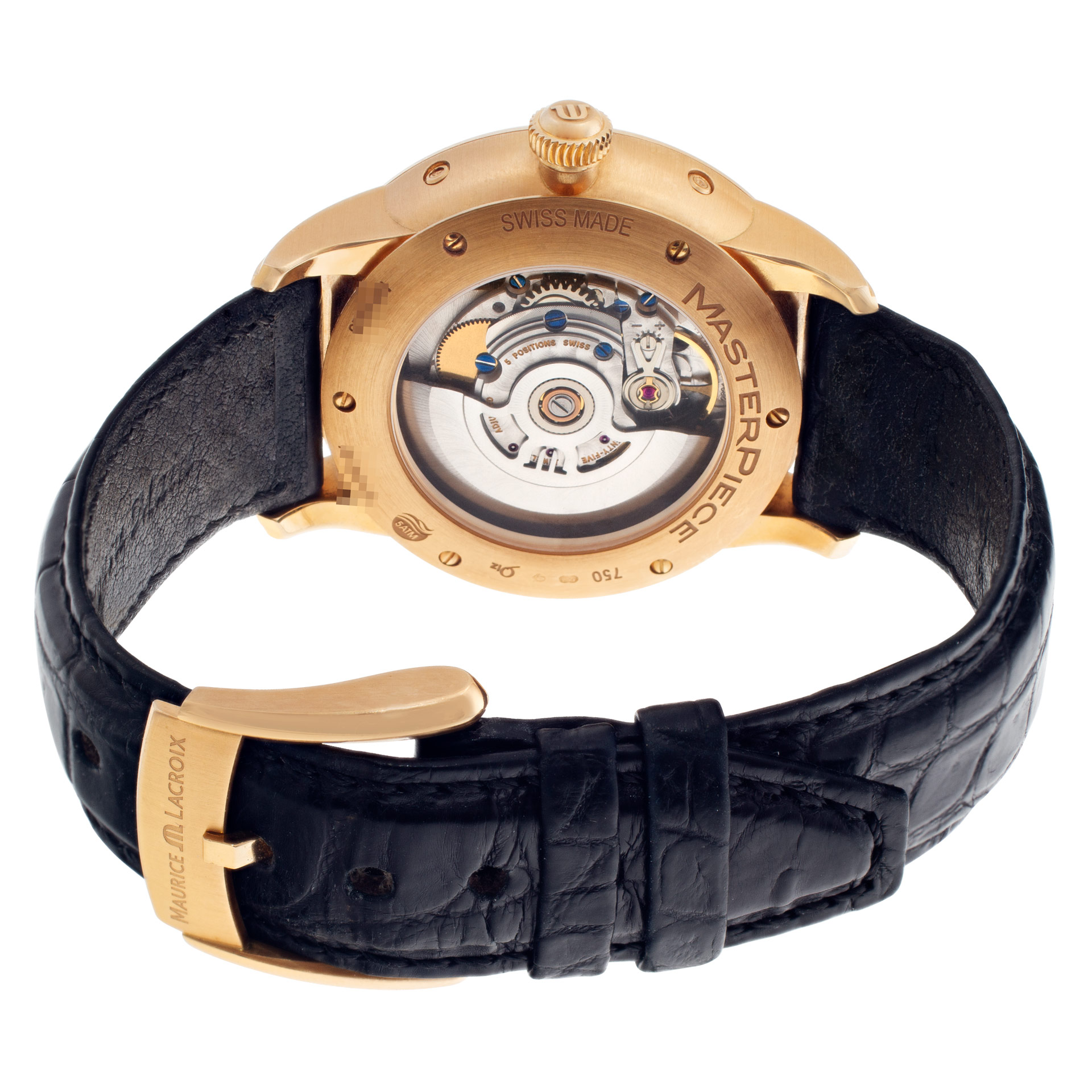 Maurice Lacroix MP6428-PG101-11E Masterpiece Phase de Lune Automatic Male 18k rose gold Watches Maurice Lacroix MP6428-PG101-11E Masterpiece Phase de Lune Automatic Male 18k rose gold Watches