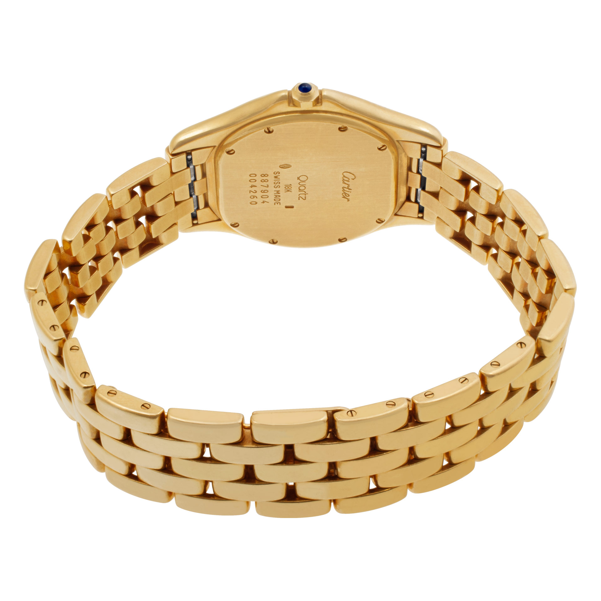Cartier Cartier 1761 Cougar Quartz Unisex 18k yellow gold Watches Cartier Cartier 1761 Cougar Quartz Unisex 18k yellow gold Watches