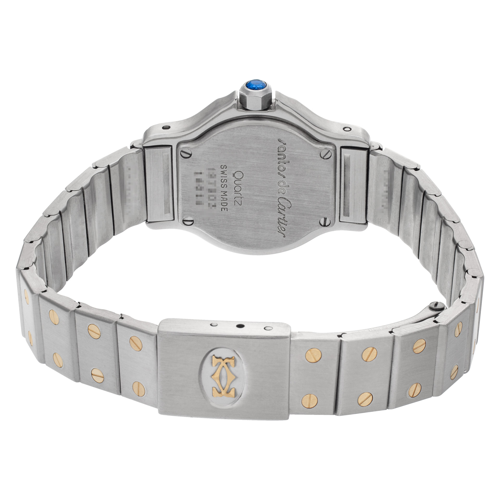 Cartier 16014 Santos Quartz Unisex 18k gold & Stainless Steel Watches Cartier 16014 Santos Quartz Unisex 18k gold & Stainless Steel Watches
