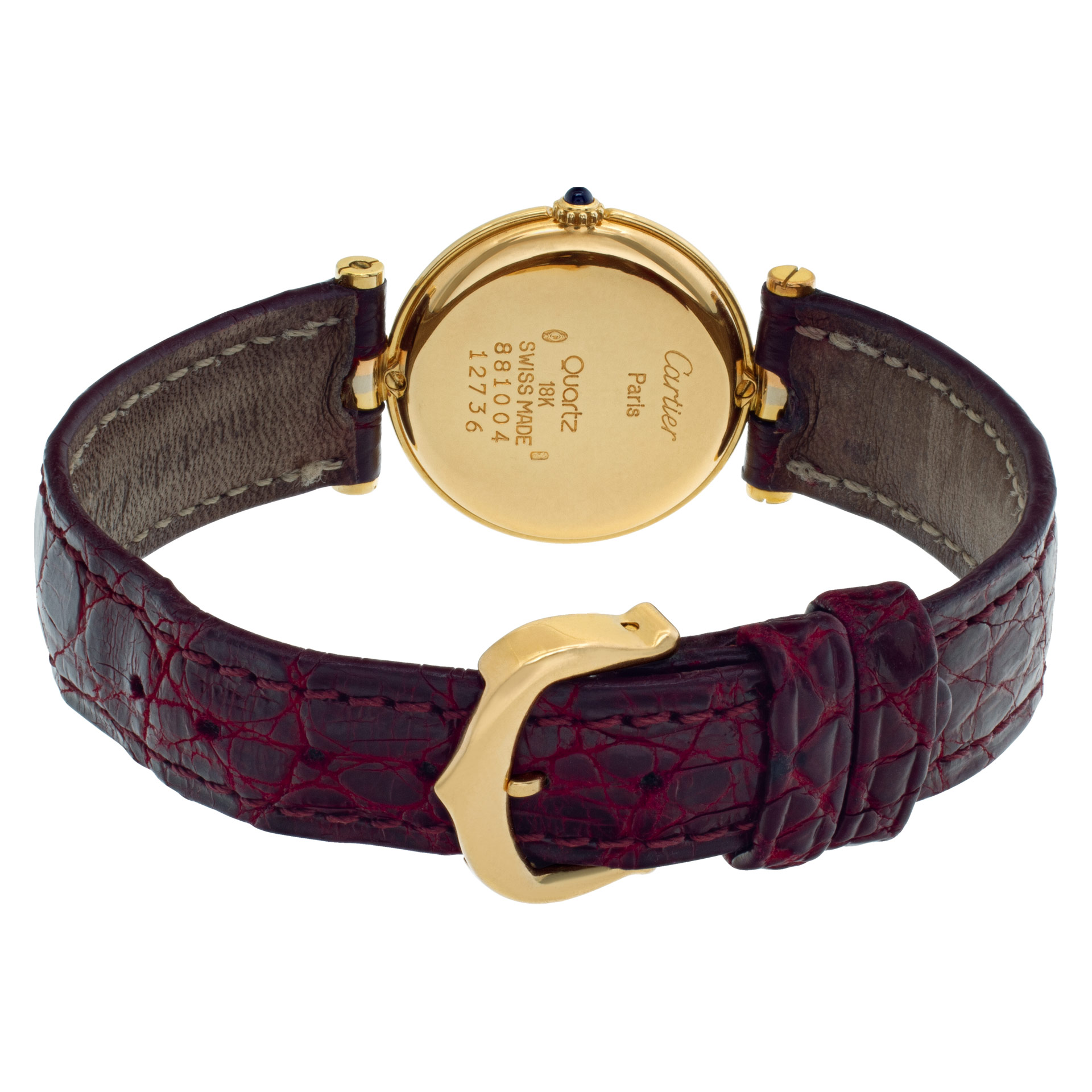 Cartier 881004 Les Must Quartz Female 18k yellow gold Watches Cartier 881004 Les Must Quartz Female 18k yellow gold Watches