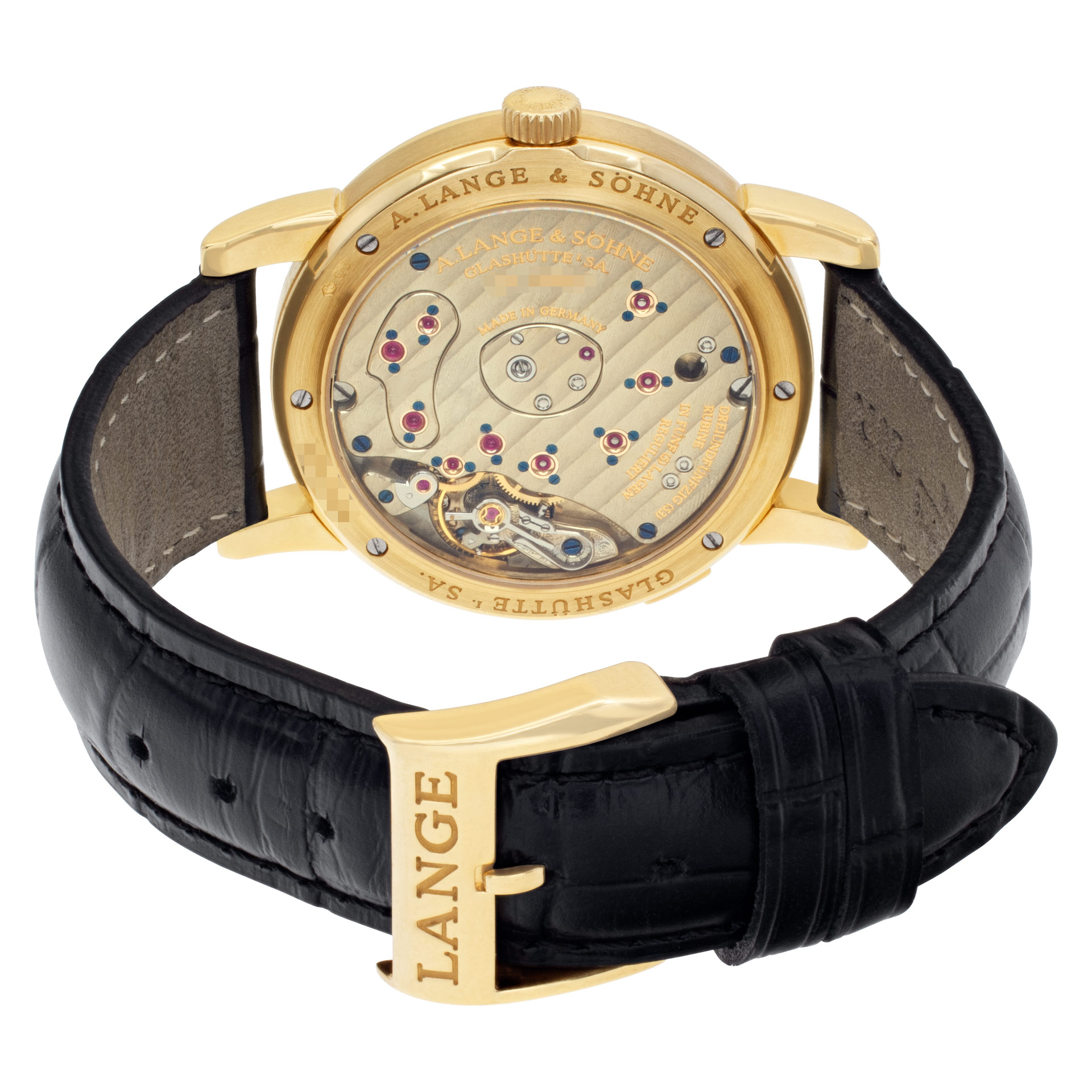 A. Lange & Sohne 101.022 Lange 1 Manual Male 18k Yellow Gold Watches A. Lange & Sohne 101.022 Lange 1 Manual Male 18k Yellow Gold Watches