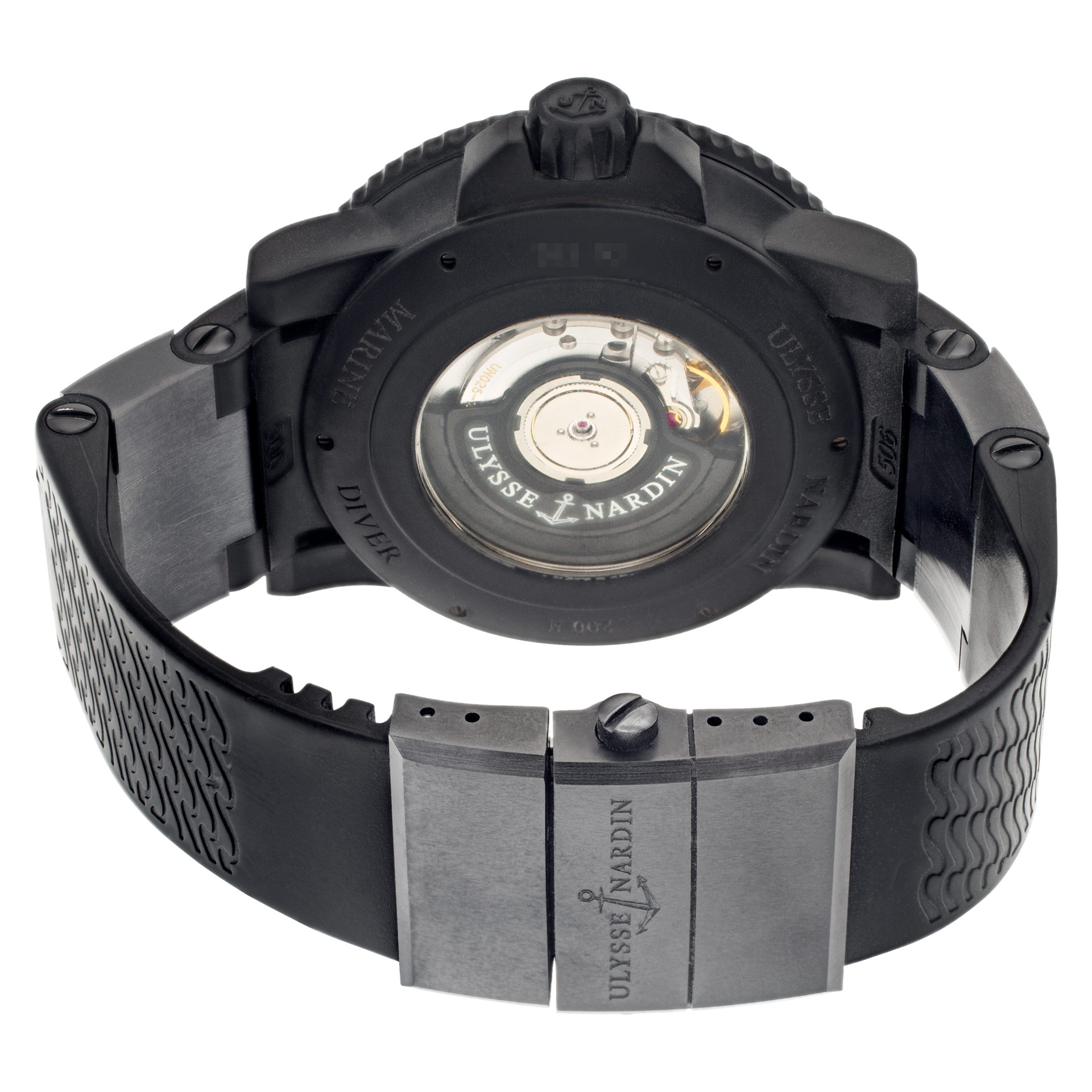 Ulysse Nardin 263-92-3C/923 Maxi Marine Automatic Male Stainless Steel & Rubber Watches Ulysse Nardin 263-92-3C/923 Maxi Marine Automatic Male Stainless Steel & Rubber Watches