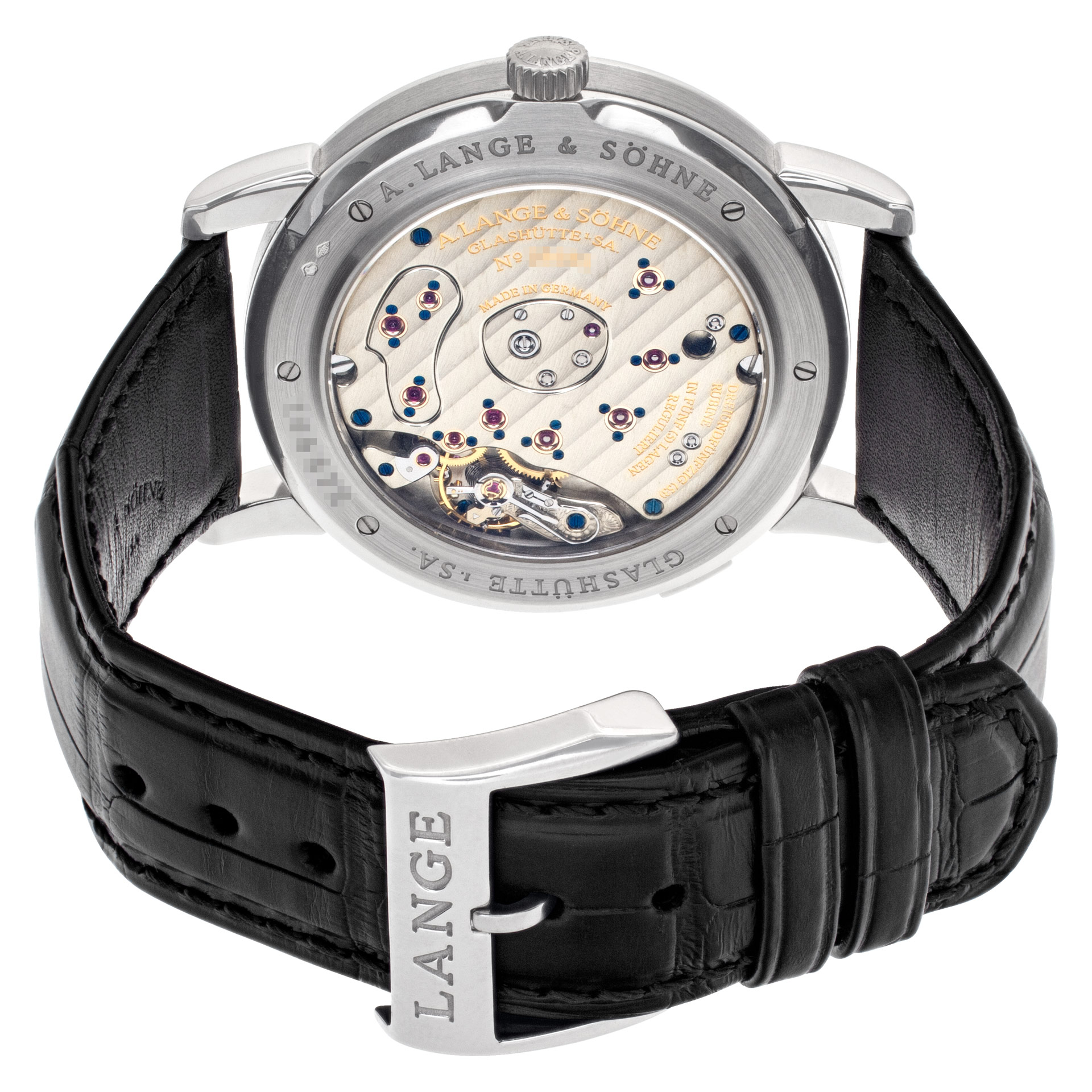 A. Lange & Sohne 115.025 Lange 1 Manual Male Platinum Watches A. Lange & Sohne 115.025 Lange 1 Manual Male Platinum Watches
