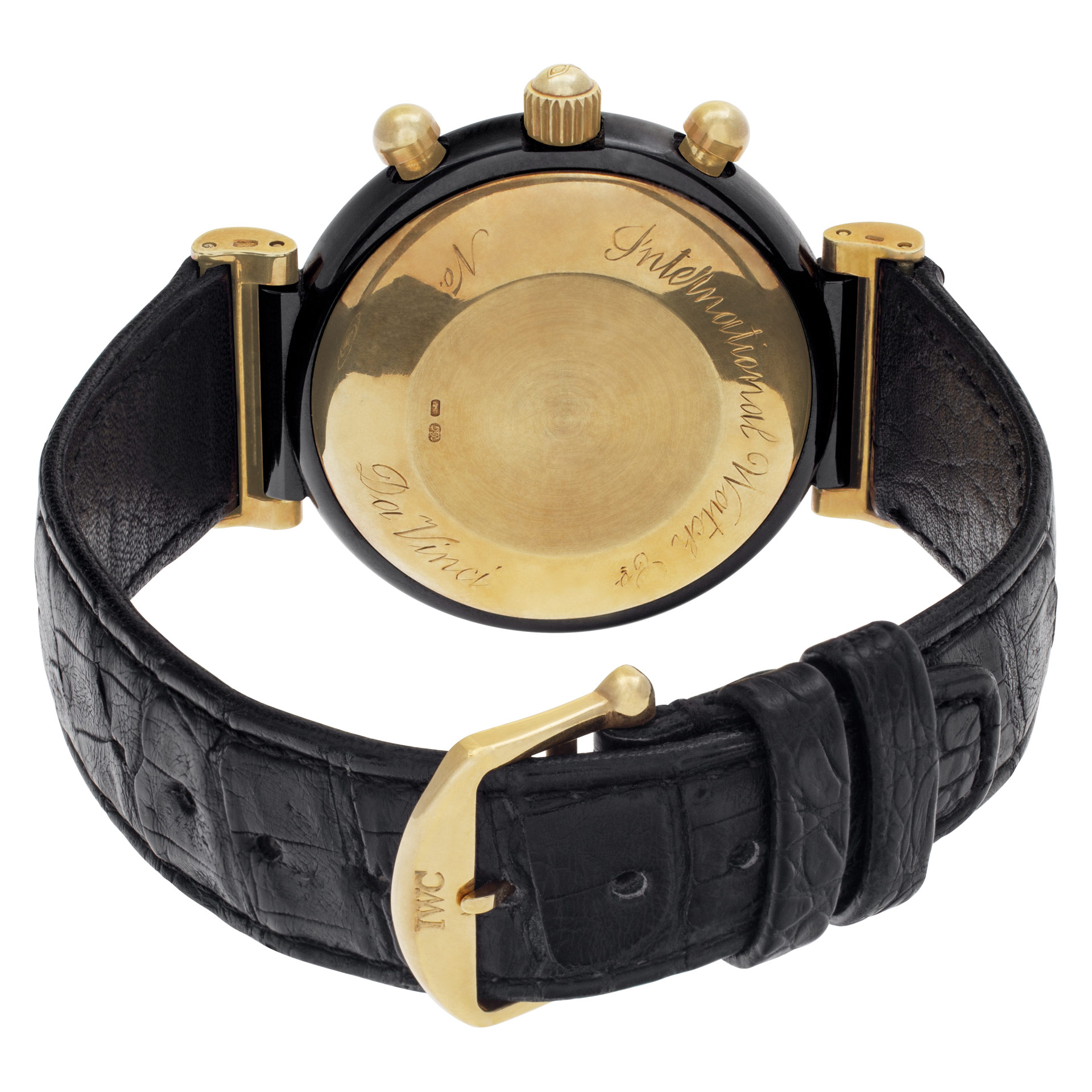 IWC IW3755-02 Da Vinci Manual Unisex 18k gold & ceramic Watches IWC IW3755-02 Da Vinci Manual Unisex 18k gold & ceramic Watches