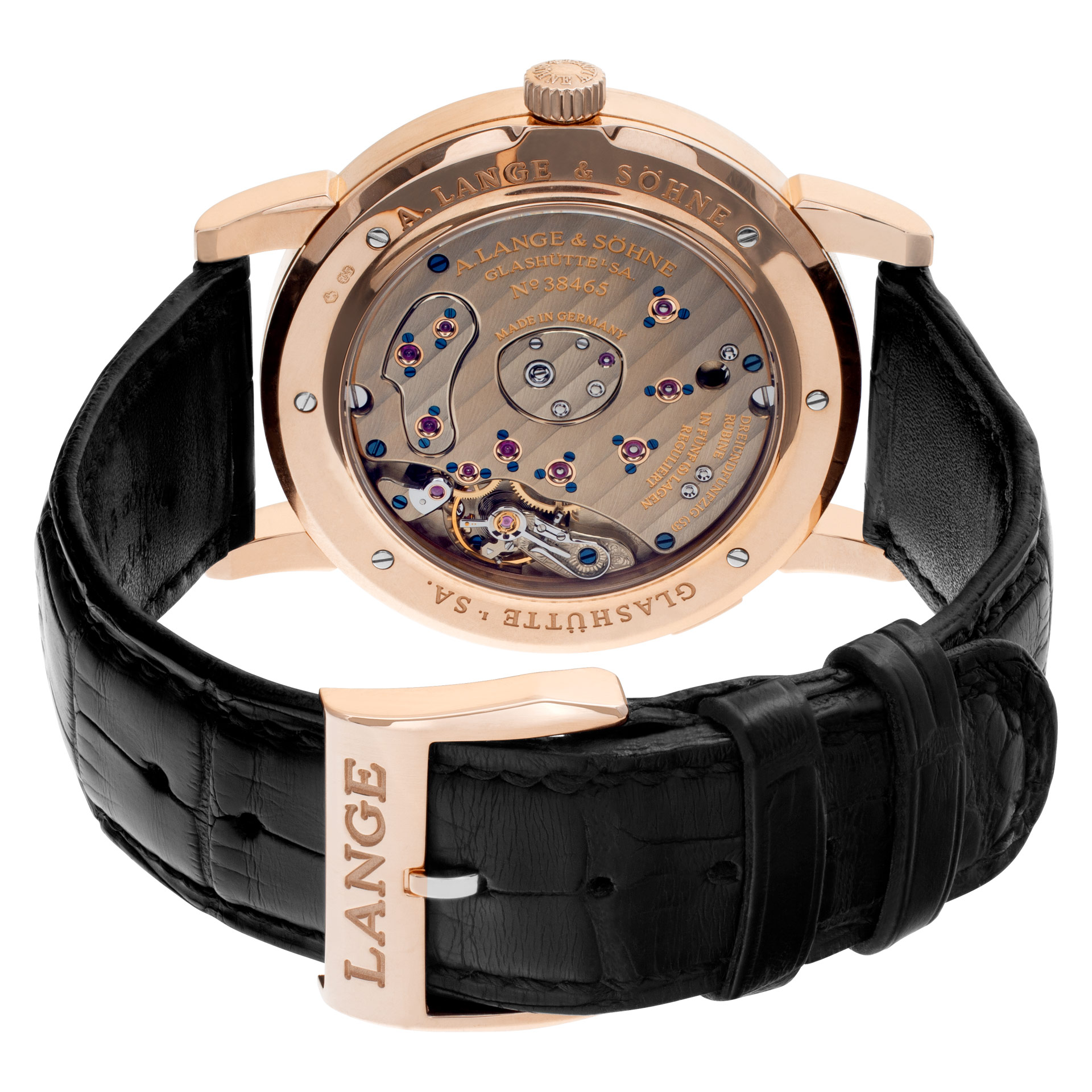 A. Lange & Sohne 115.031 Lange 1 Manual Male 18k rose gold Watches A. Lange & Sohne 115.031 Lange 1 Manual Male 18k rose gold Watches